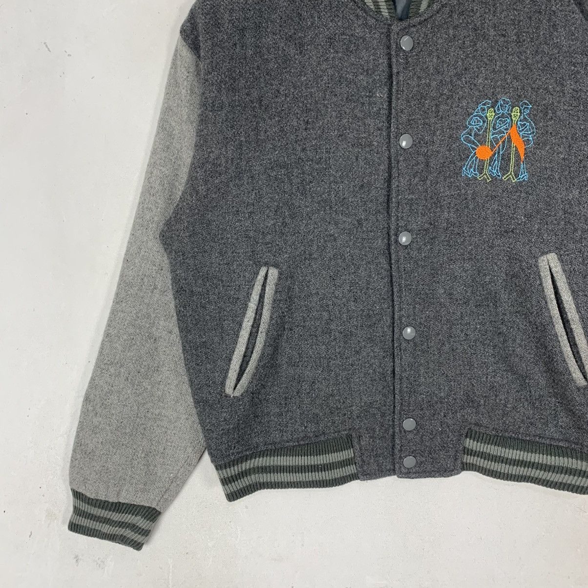 Vintage Vintage Easy Voice Embroidered StreetWear Varsity Jacket Size US M / EU 48-50 / 2 - 5 Thumbnail