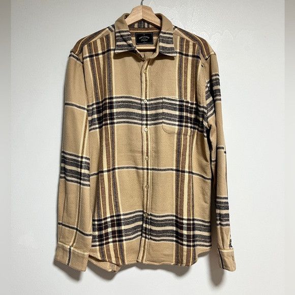 Portuguese Flannel Portuguese Flannel Plaid Shirt - Tan/Brown/Black - Size L Size US L / EU 52-54 / 3 - 2 Thumbnail