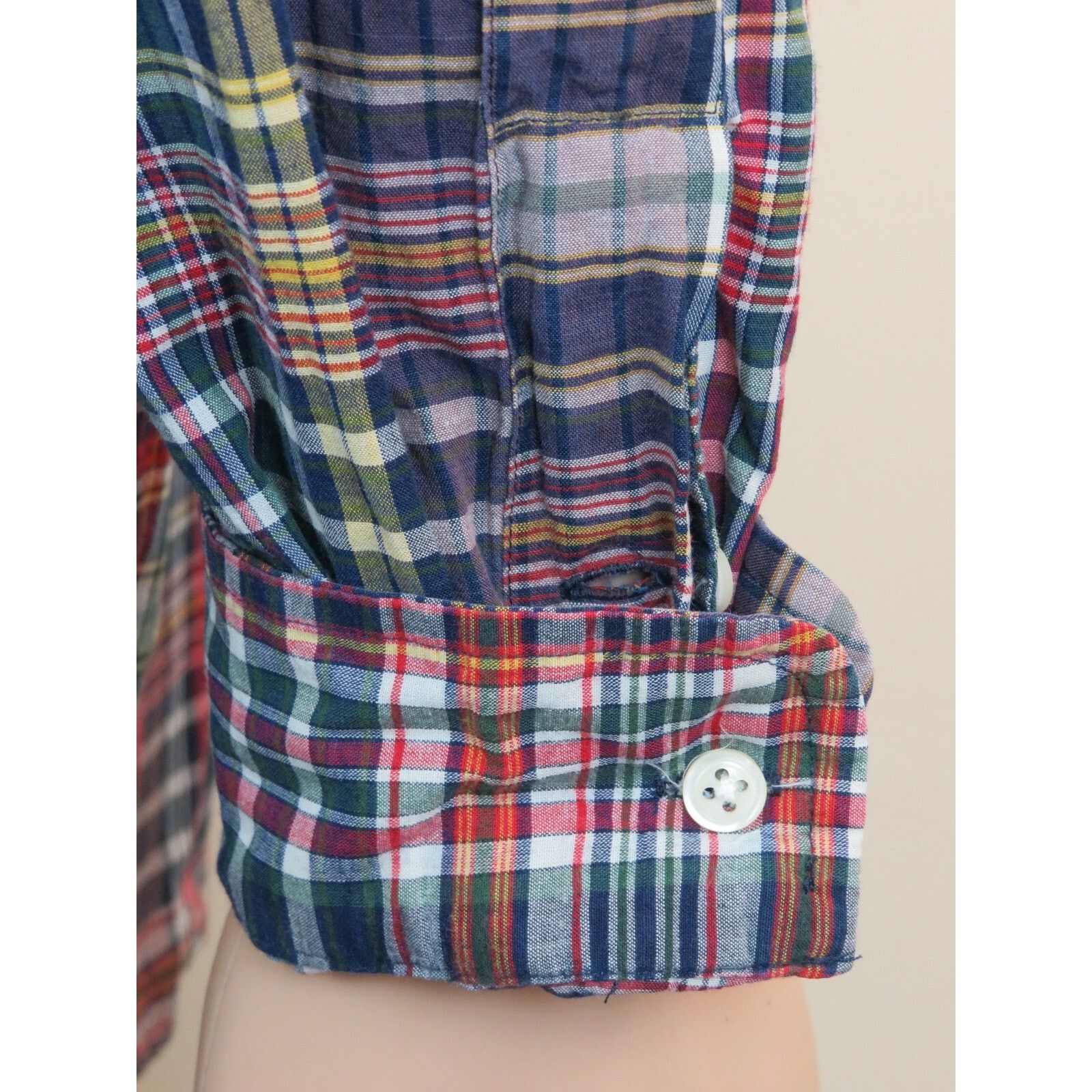 Lauren Ralph Lauren RALPH LAUREN ABERDARE MULTI COLOR CHECK COTTON SHIRT L Size US L / EU 52-54 / 3 - 7 Thumbnail