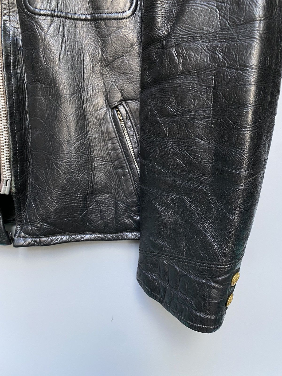 Schott 1950s Dur-o-Jac by Schott Police Leather Jacket Size US M / EU 48-50 / 2 - 7 Thumbnail