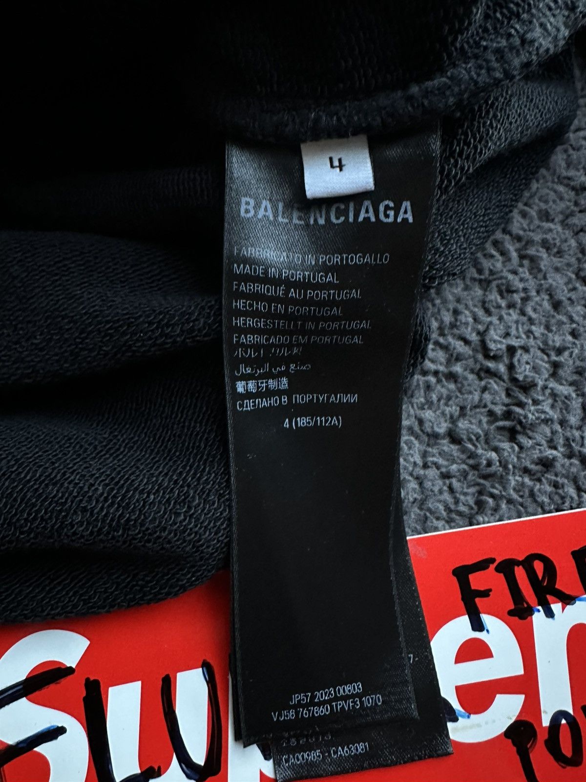 Balenciaga Balenciaga phantom overlapping logo sweat XXL Size US XXL / EU 58 / 5 - 6 Thumbnail