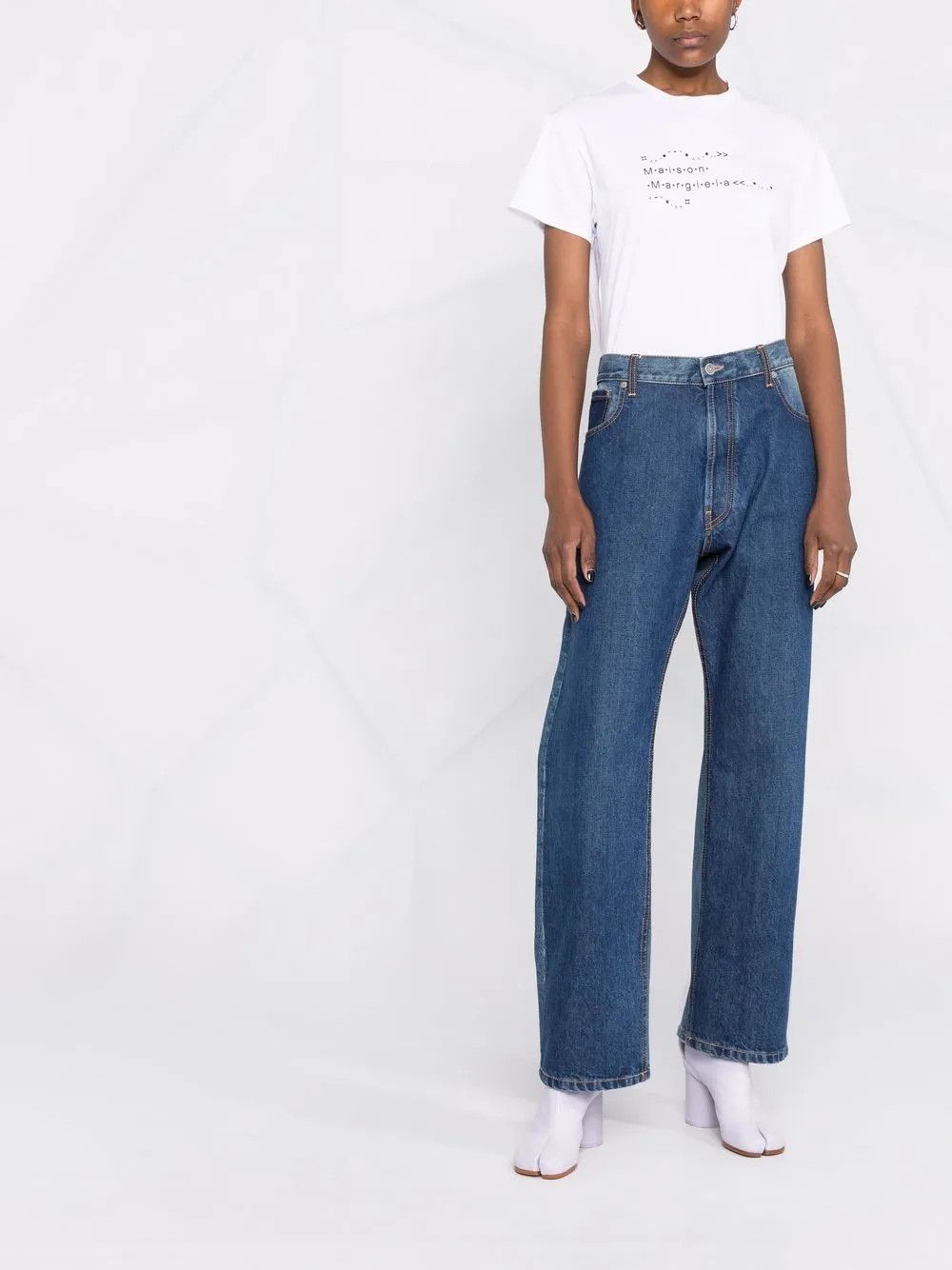 Maison Margiela o1y0625 Denim Pant in Blue Size 25" / US 0 / IT 36 - 6 Thumbnail