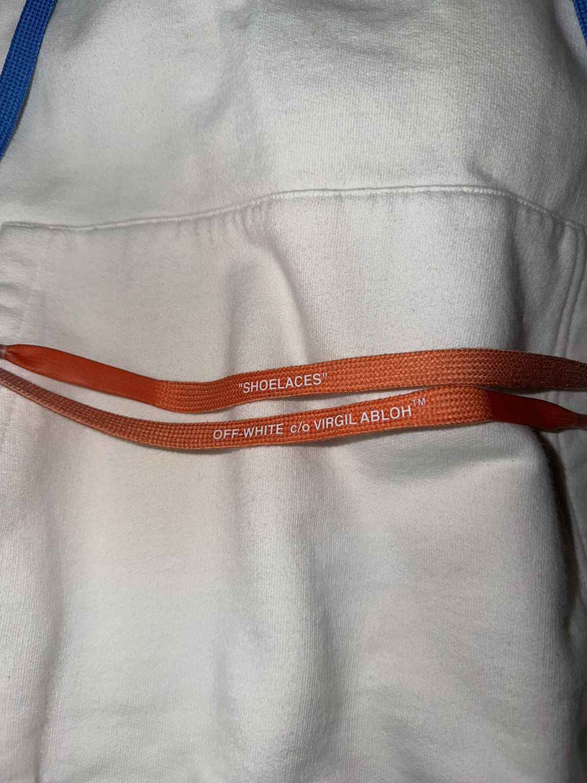 Off-White Size L - Off-White Acrylic Arrows Hoodie - White Size US L / EU 52-54 / 3 - 12 Thumbnail