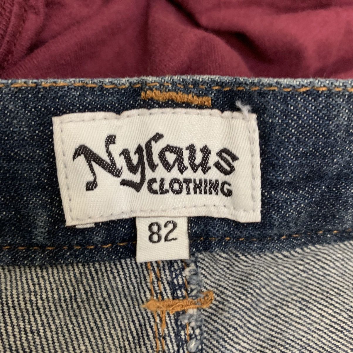 If Six Was Nine × Japanese Brand Nylaus Denim Rare Rainbow Belt Loop Jeans Size US 32 / EU 48 - 20 Thumbnail