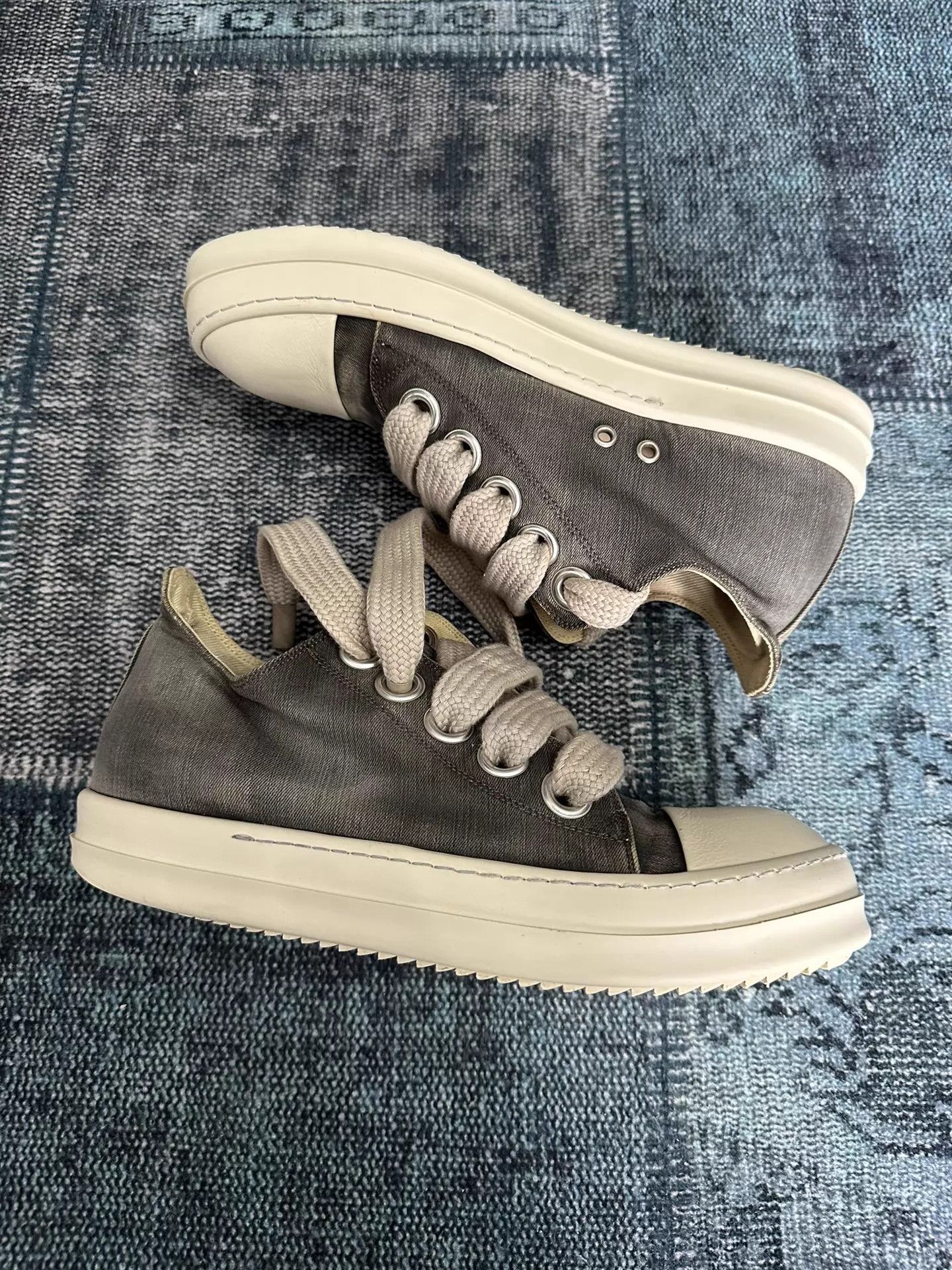 Rick Owens Rick Owens DRKSHDW Thick Laced Low Top 42 Size US 9 / EU 42 - 2 Thumbnail