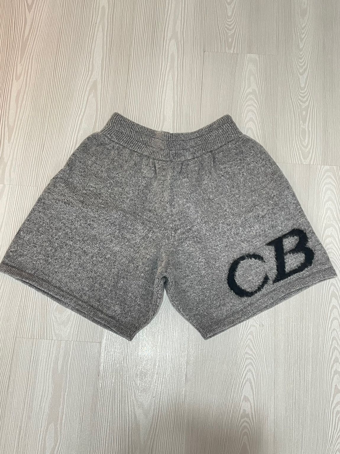 Cole Buxton × Vintage Cole Buxton Knit Shorts Grey L | Grailed