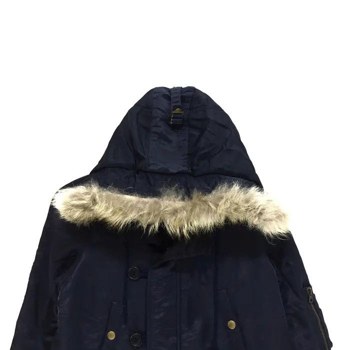 Japanese Brand Vintage FLORENT RELAX Coyote Fur Parka Hoodie Jacket Size M / US 6-8 / IT 42-44 - 2 Thumbnail
