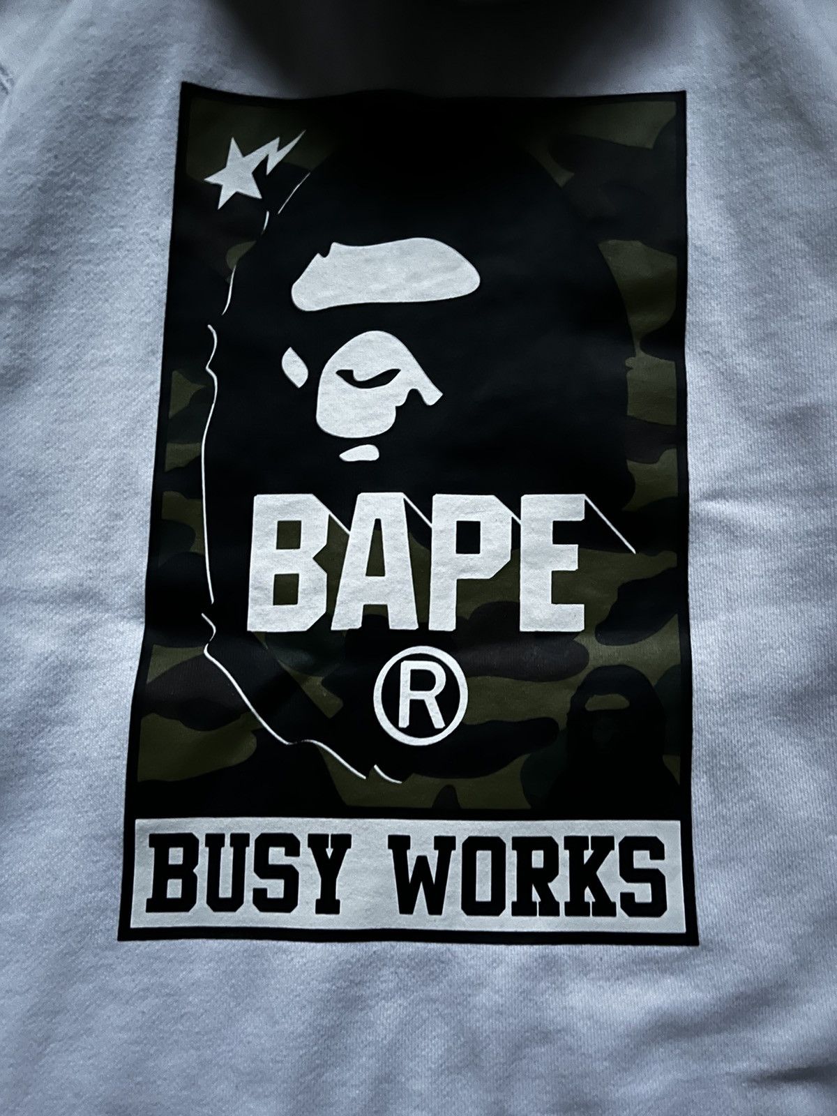 Bape Bape Busy Works Pullover Hoodie Boxy Fit Big Logo Y2K Size US M / EU 48-50 / 2 - 2 Thumbnail