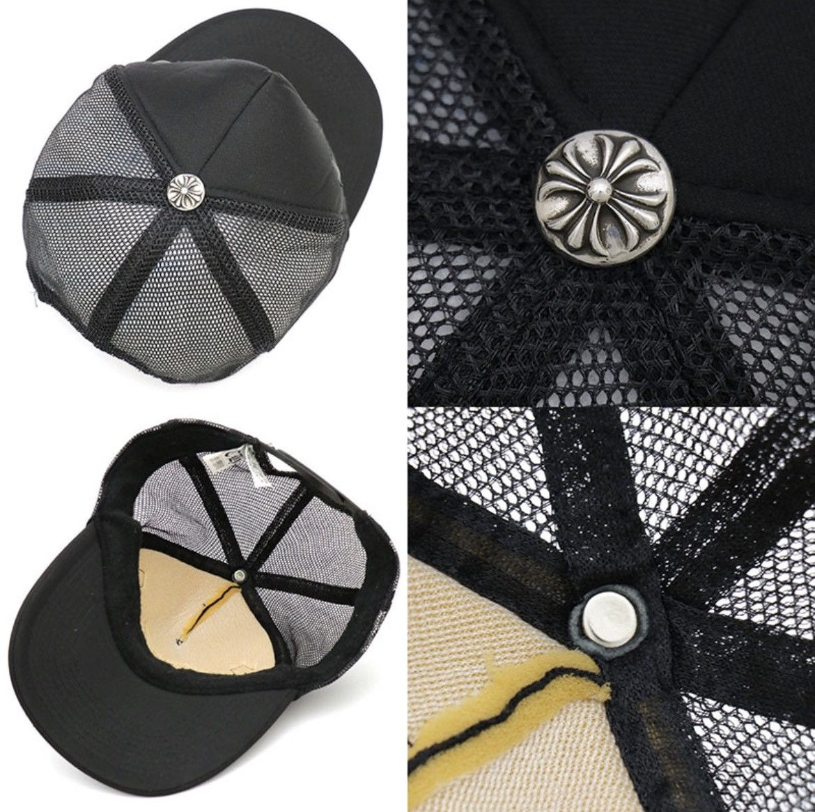 Chrome Hearts CH Cross Leather Patch Hat