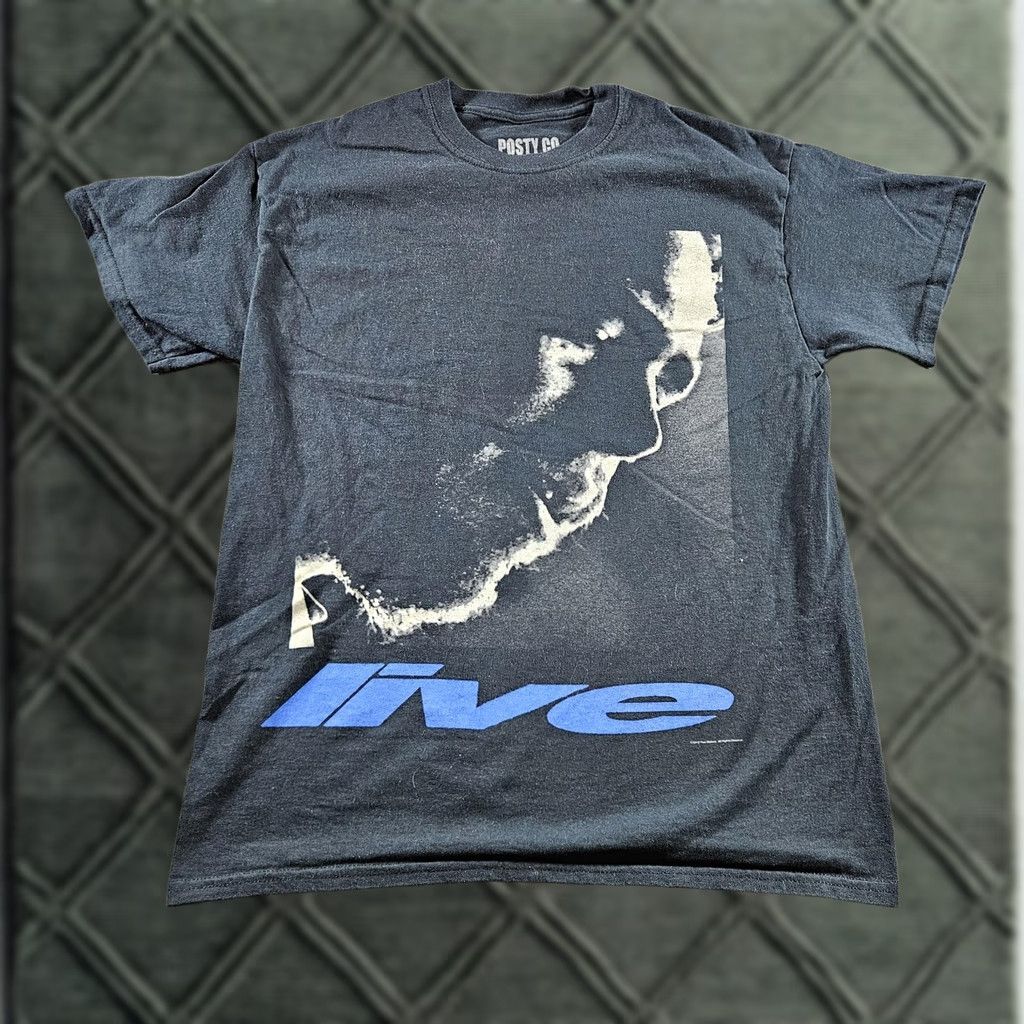 CO Post Malone Shirt Mens Medium Black Live Portrait Graphic Tee Tour Posty Co Size US M / EU 48-50 / 2 - 1 Thumbnail