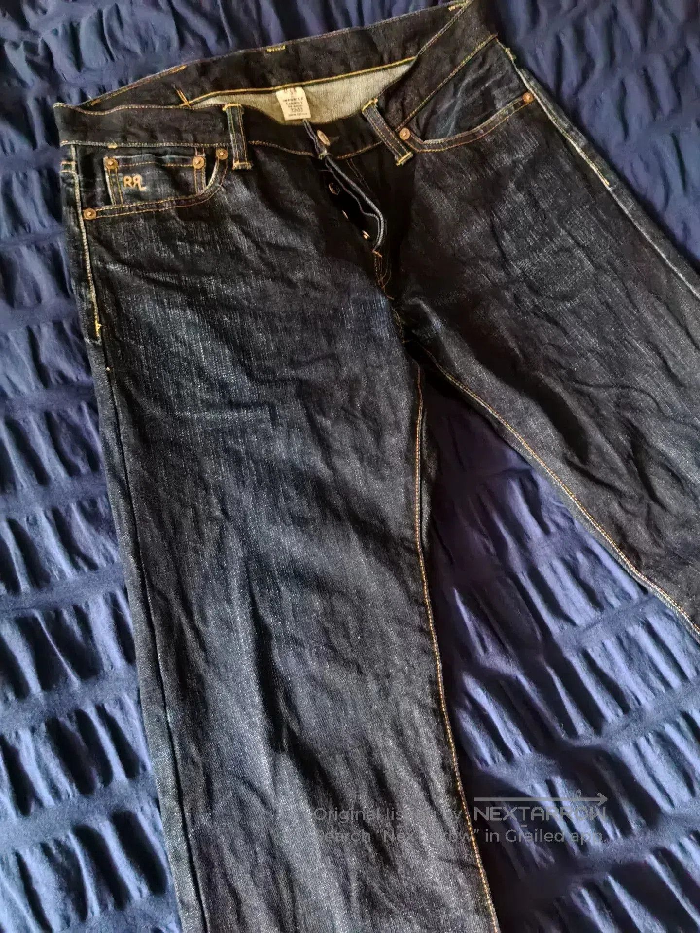 RRL Ralph Lauren RRL Ralph Lauren Vintage Raw Denim Jeans. Size US 32 / EU 48 - 2 Thumbnail