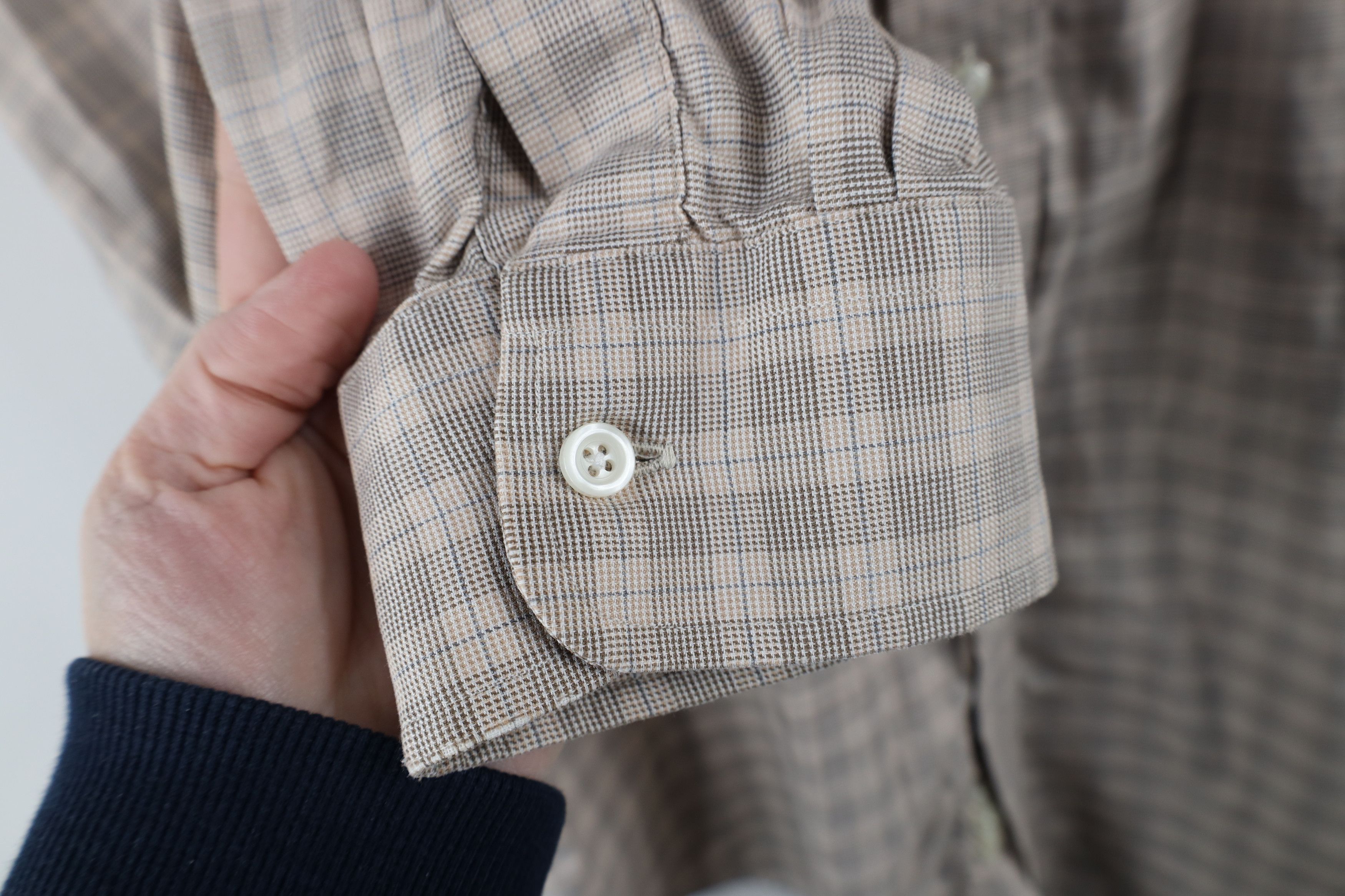 Lands' End × Vintage Vintage 90s Lands End Collared Button Down Shirt Plaid Size US M / EU 48-50 / 2 - 9 Thumbnail