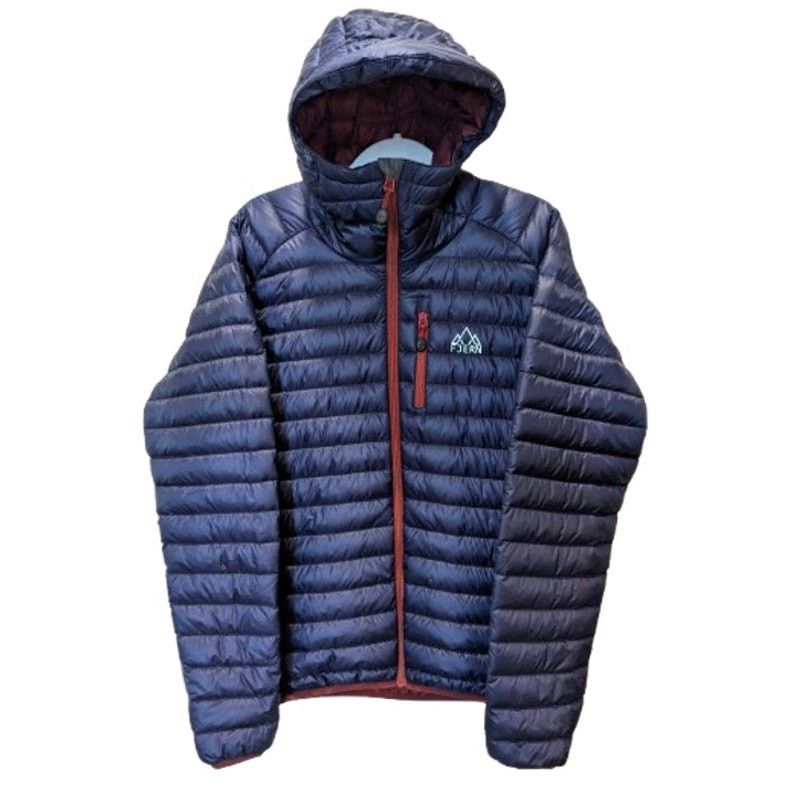 Other Fjern AKTIV Down Hooded Feather Puffer Jacket Navy Rust Size US M / EU 48-50 / 2 - 2 Thumbnail