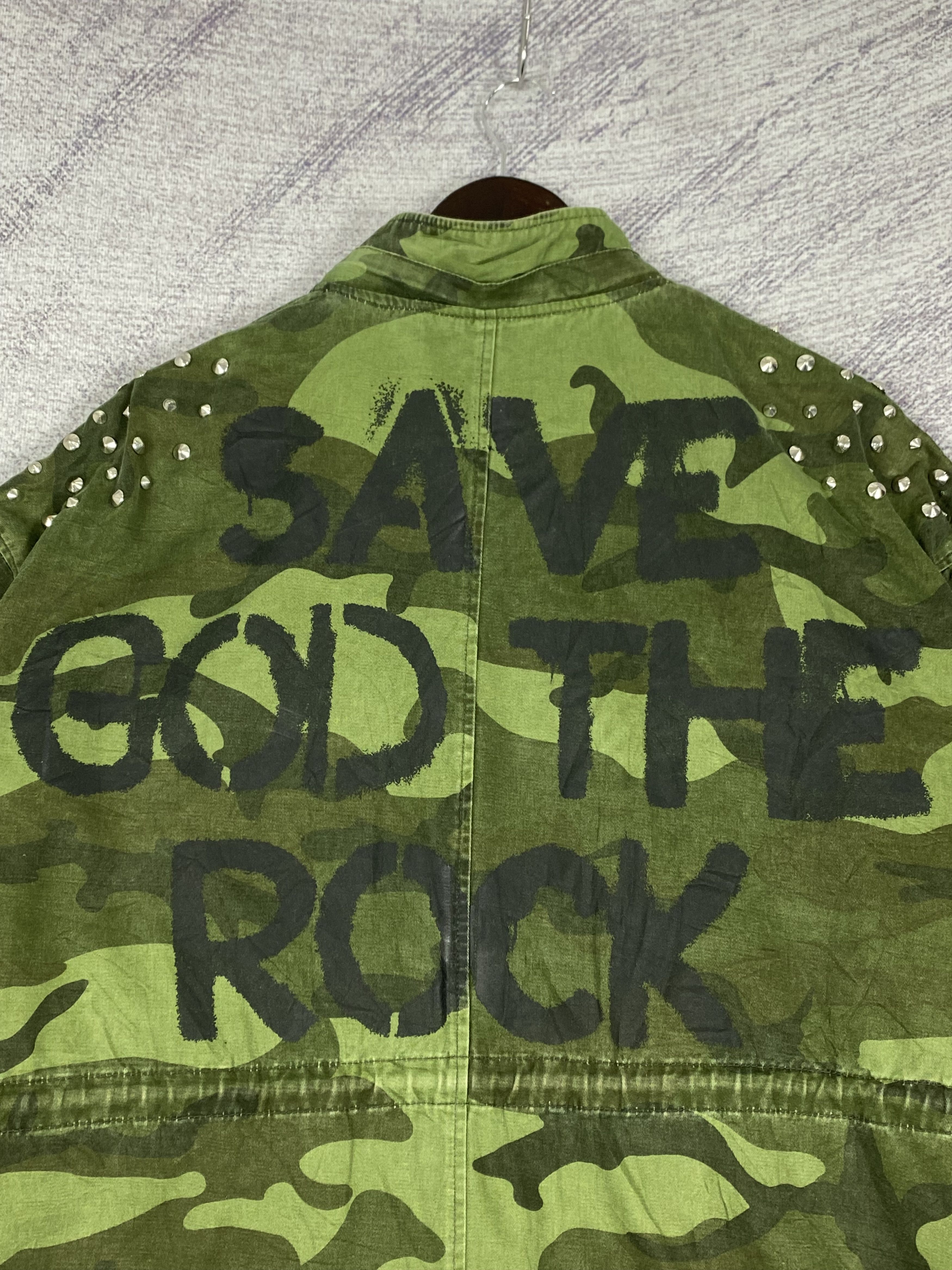 Japanese Brand Vintage Glad News Camo Zip Up Jacket Size US L / EU 52-54 / 3 - 9 Thumbnail