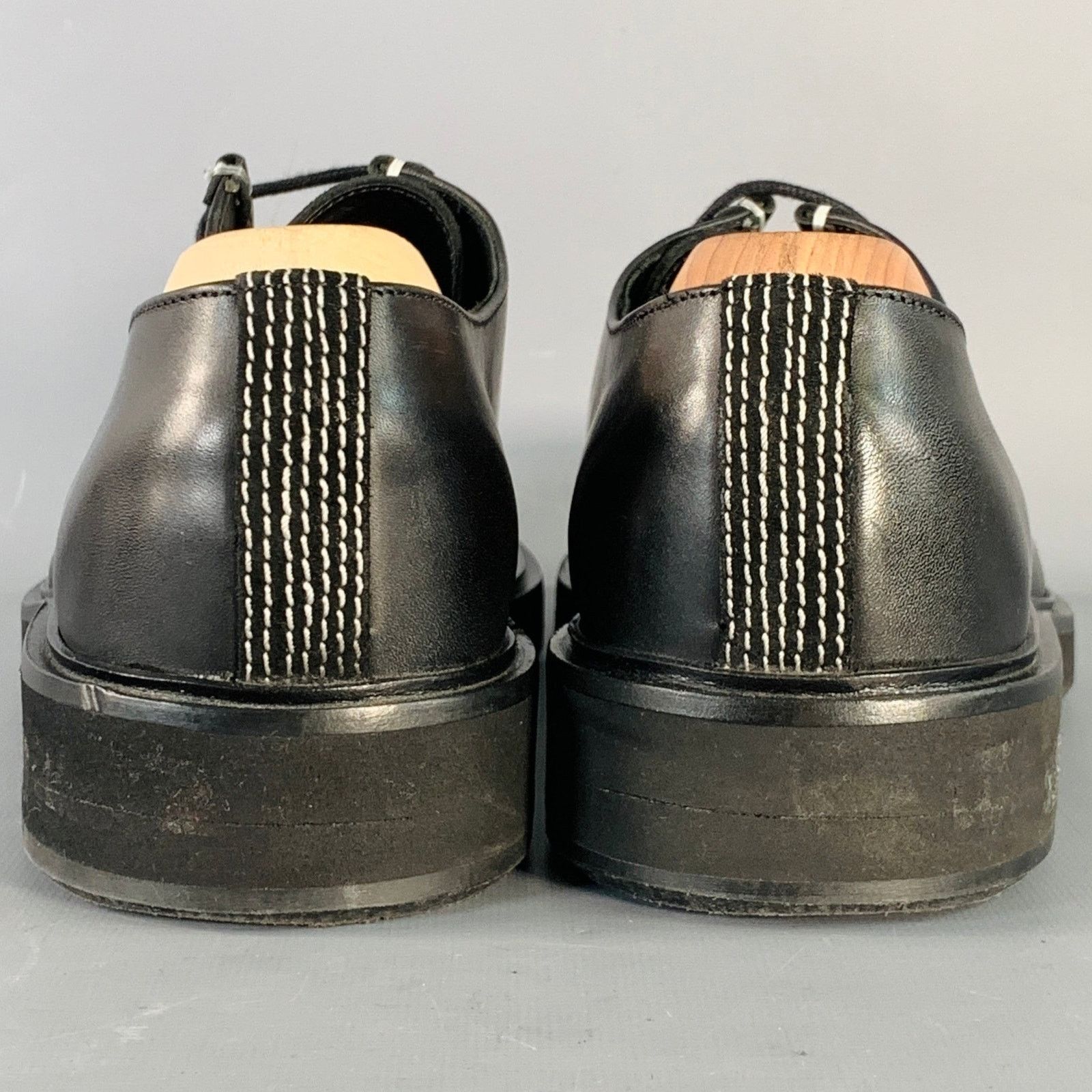 Paul Smith PS by PAUL SMITH Leather Split Toe Moccasin Lace-Up Size US 10 / EU 43 - 3 Thumbnail