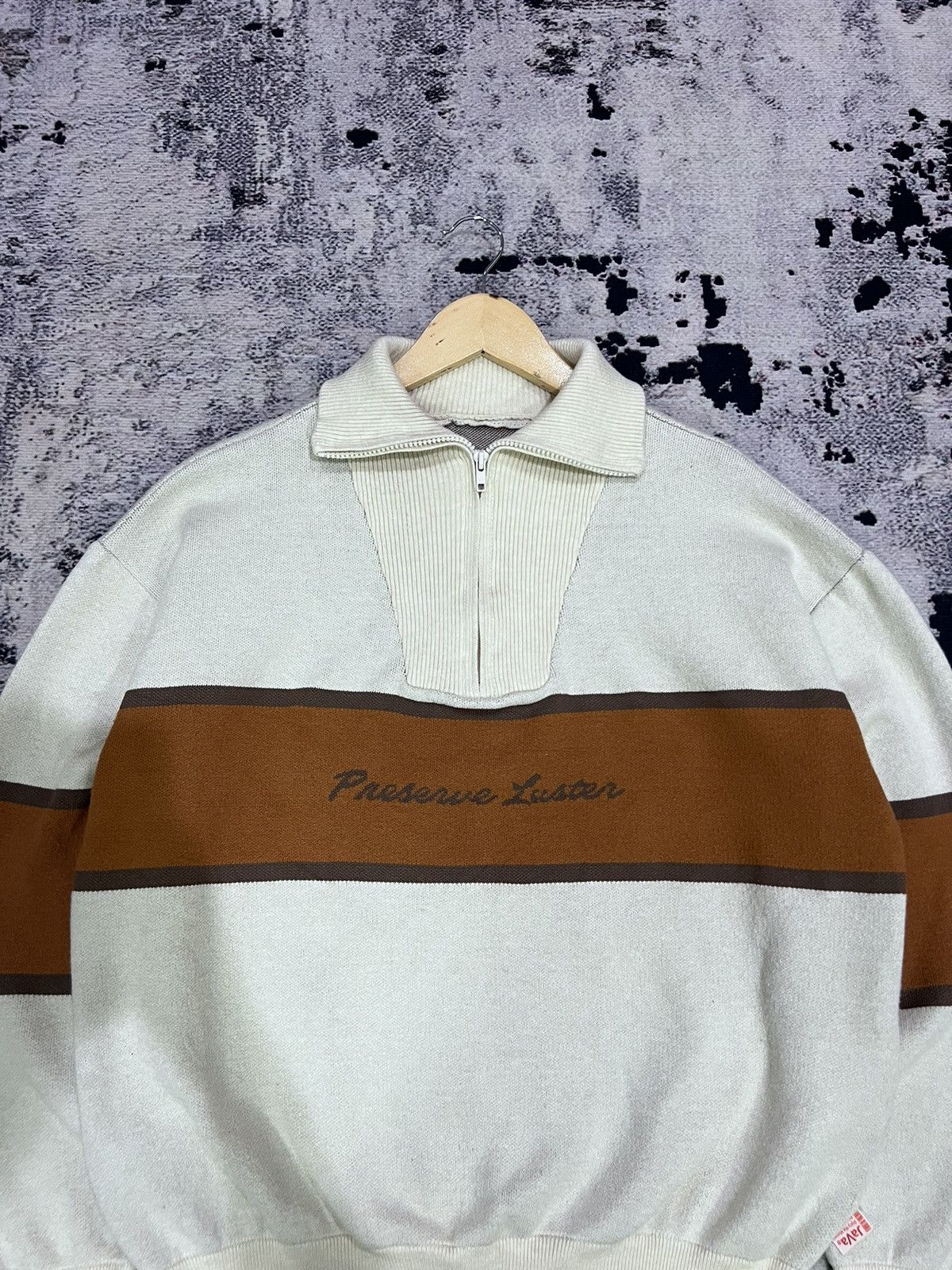 Japanese Brand × Vintage Japan Java Presence Luster Half Zip Size US XL / EU 56 / 4 - 3 Thumbnail