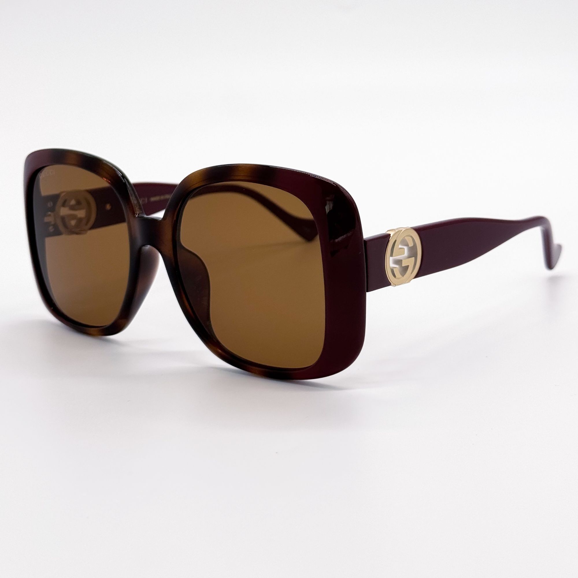 Gucci NEW GUCCI SUNGLASSES GG1029SA 003 HAVANA OVERSIZED WOMEN Size ONE SIZE - 4 Thumbnail