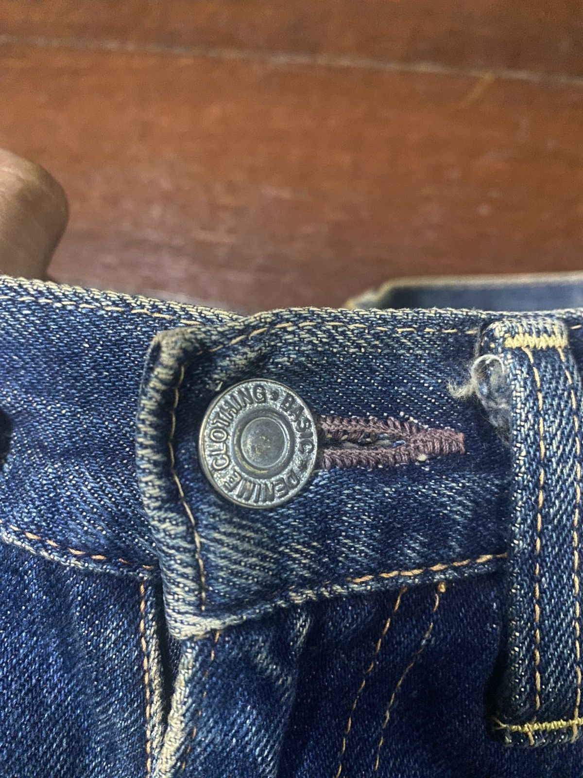 Denime Vintage Denime Japan Distressed Selvedge rework mud wash Size US 30 / EU 46 - 10 Thumbnail