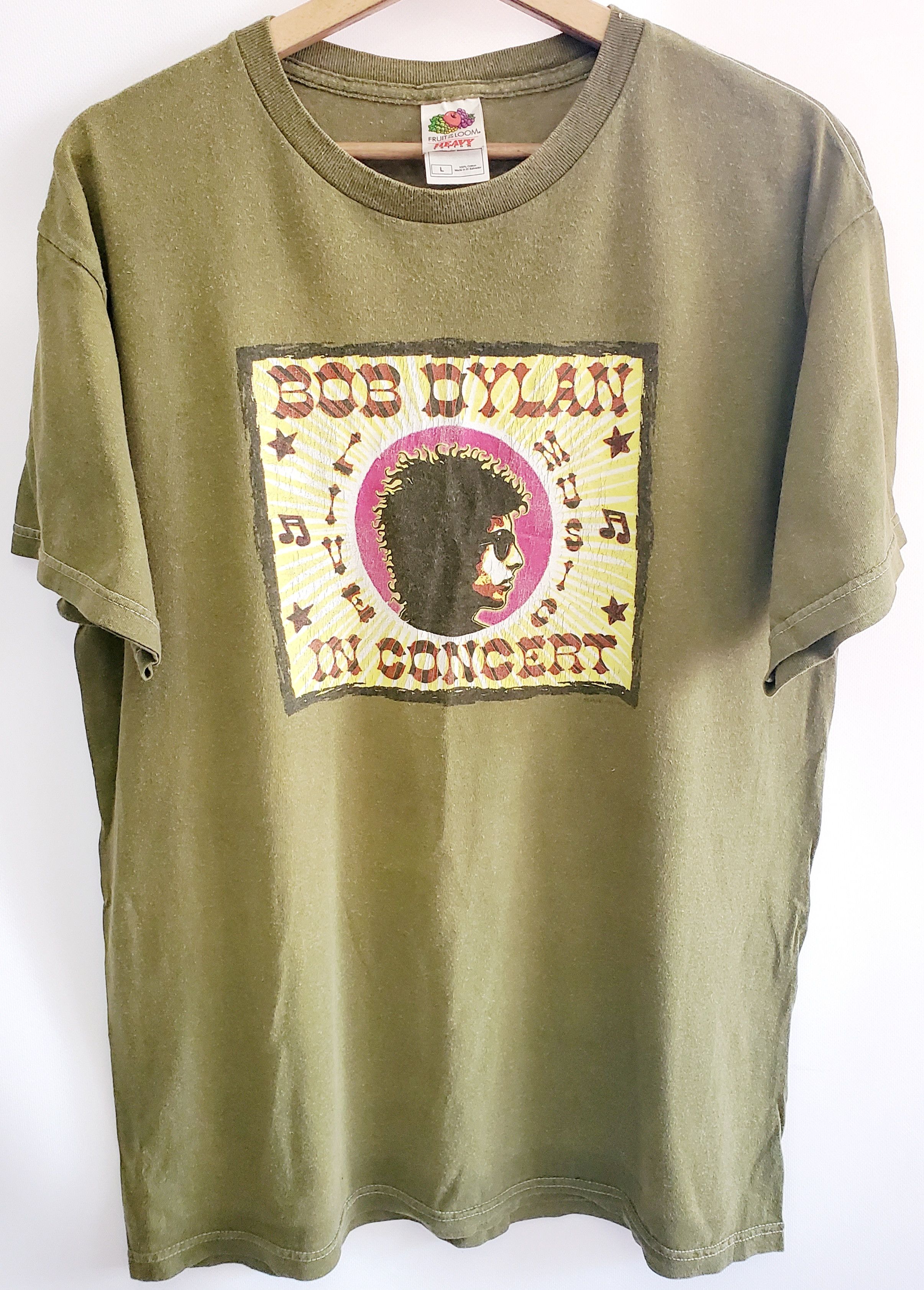 Band Tees × Vintage Vintage BOB DYLAN in concert live music promo tour t-shirtL Size US L / EU 52-54 / 3 - 1 Thumbnail