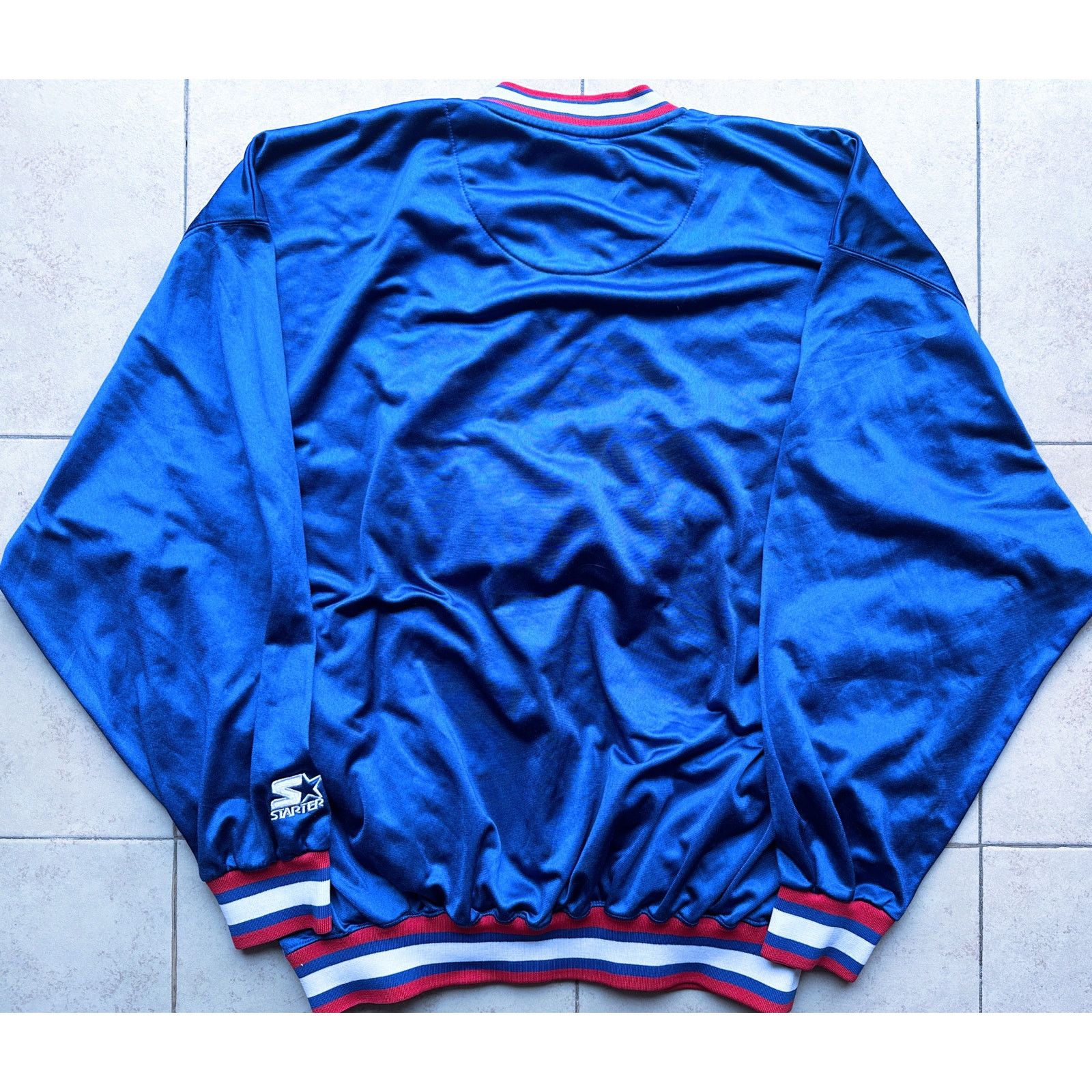 MLB × Starter Philadelphia Phillies 90s STARTER pullover 2XL blue vintage Size US XXL / EU 58 / 5 - 5 Thumbnail