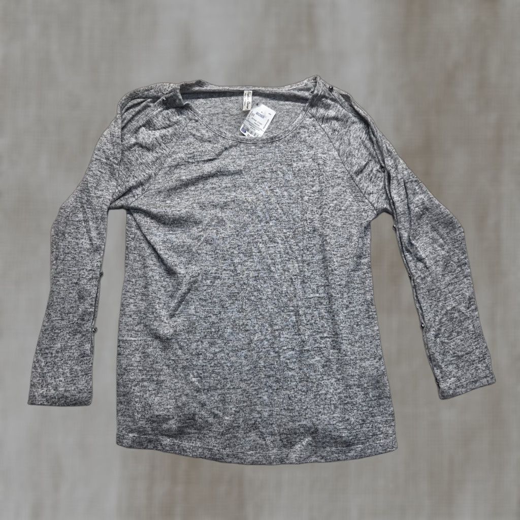 Vintage Perseption Concept Sweater Long Sleeve Adult Women's XL Gray Crew Neck Knit Pullover Casual Fall Winter Womens Size XL / US 12-14 / IT 48-50 - 1 Thumbnail