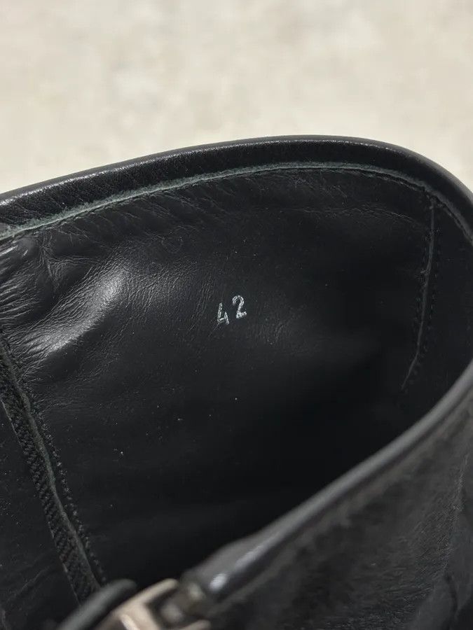 Moncler Moncler Signature Winter Black Pony Hair Leather Boots Size US 9 / EU 42 - 9 Thumbnail