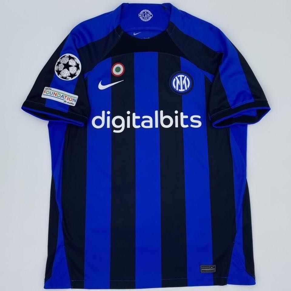 Nike Inter Milan Lautaro Martinez 2022 23 home UCL Jersey Size US L / EU 52-54 / 3 - 2 Thumbnail