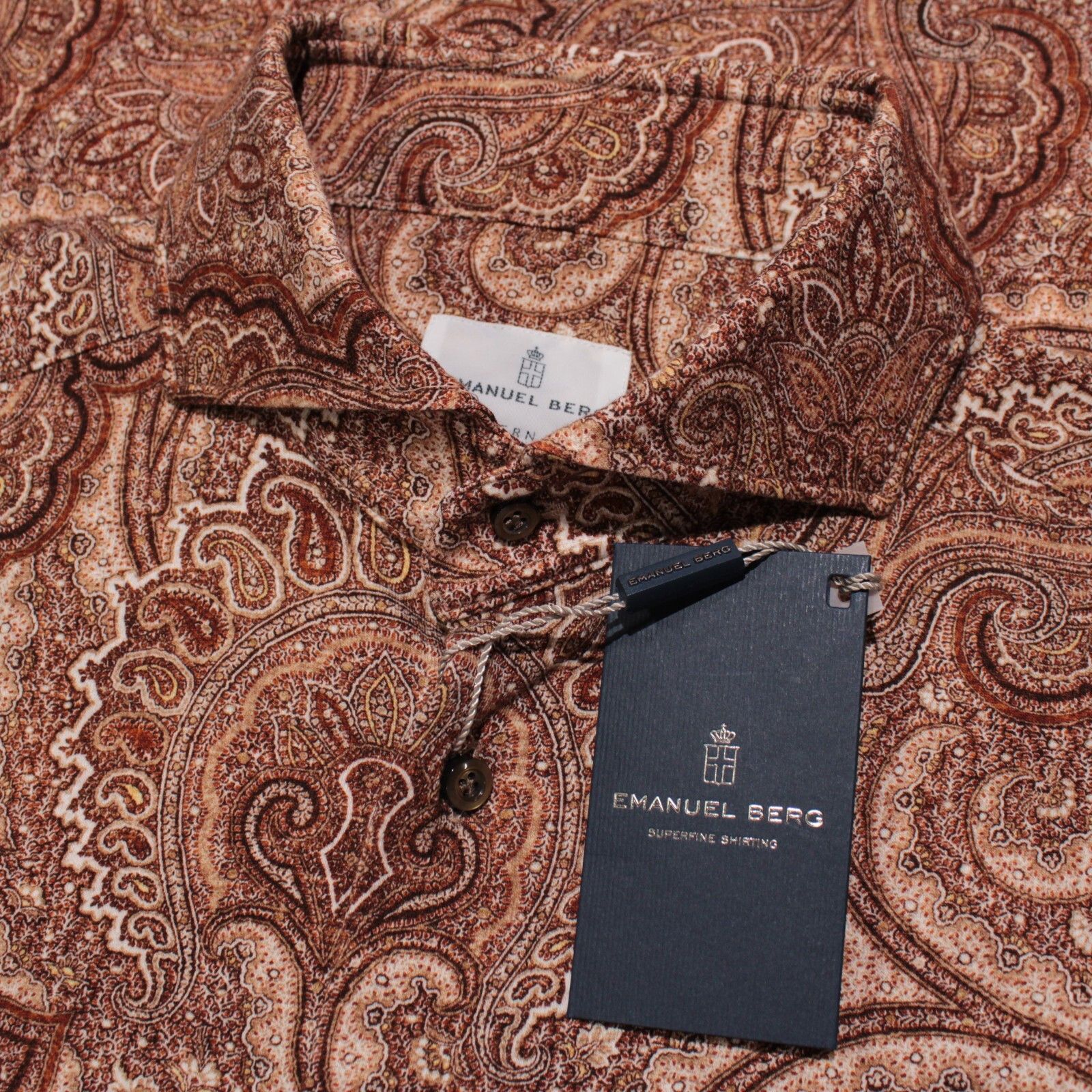 Other Emanuel Berg New with tags Shirt Size S US In Brown Size US S / EU 44-46 / 1 - 1 Thumbnail