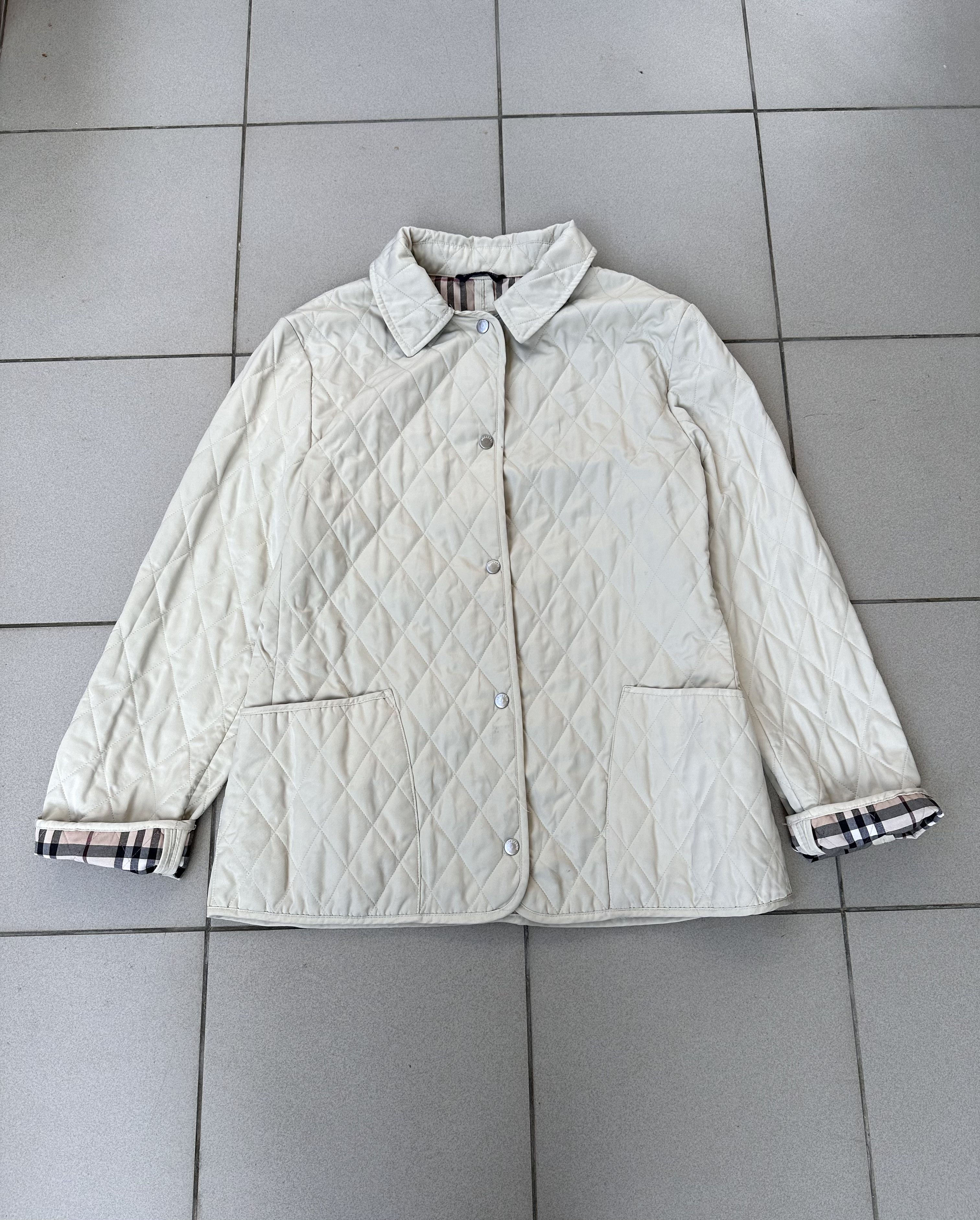 Burberry × Vintage Vintage Burberry nova check quilted women jacket Size L / US 10 / IT 46 - 4 Thumbnail