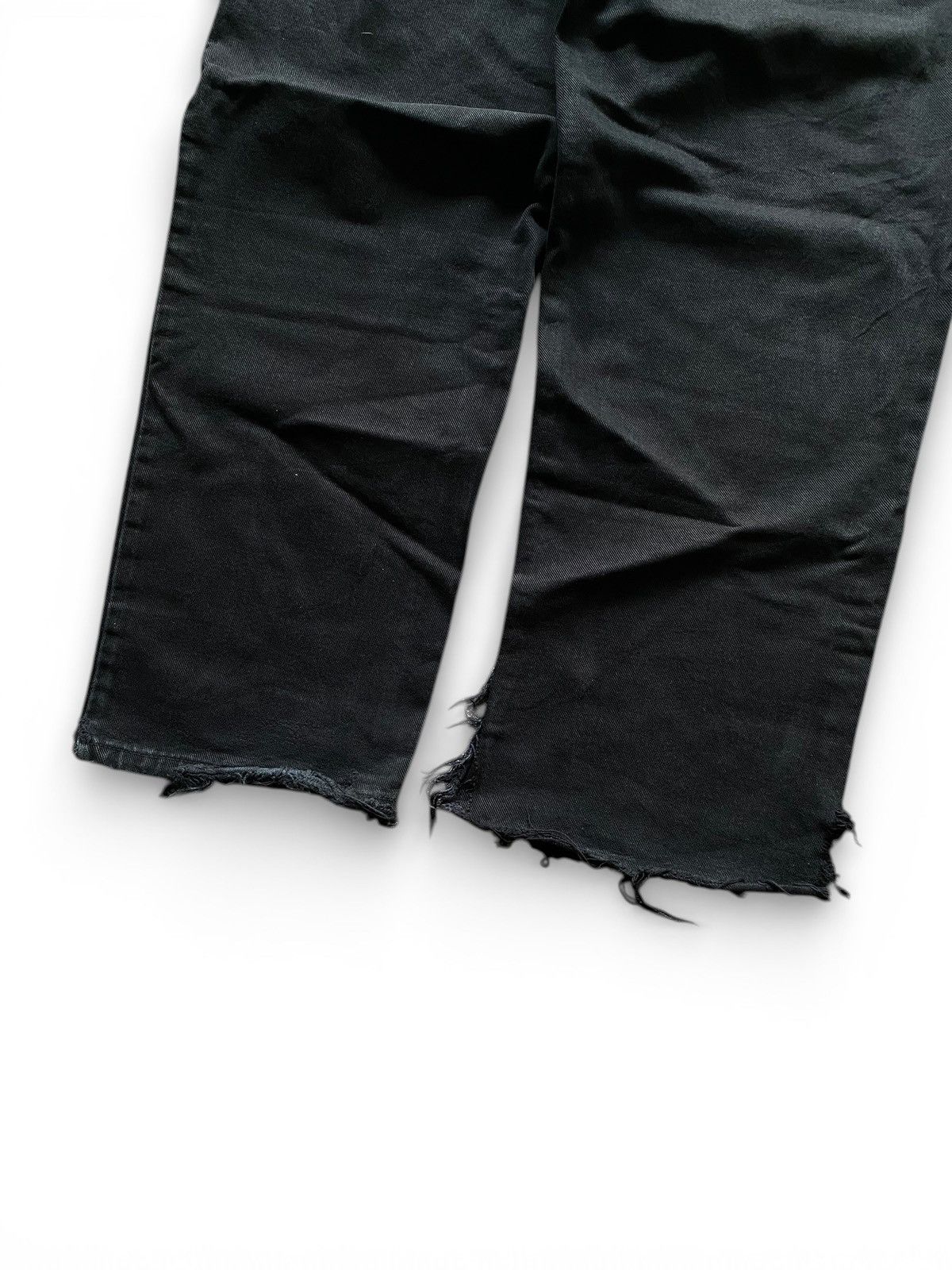 Levi's Vintage 90’s Distressed Baggy Levis Silvertab Black Jeans Size US 34 / EU 50 - 6 Thumbnail