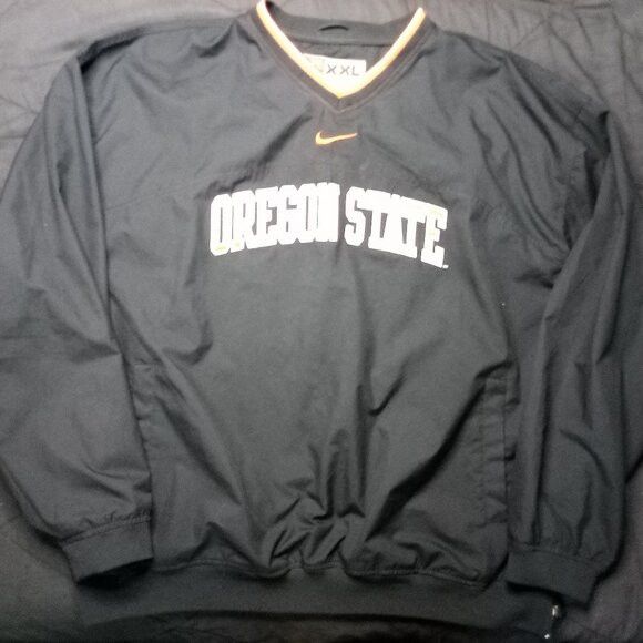 NCAA × Nike × Vintage Vintage Nike Oregon State Beavers Pullover Jacket Size US XXL / EU 58 / 5 - 2 Thumbnail