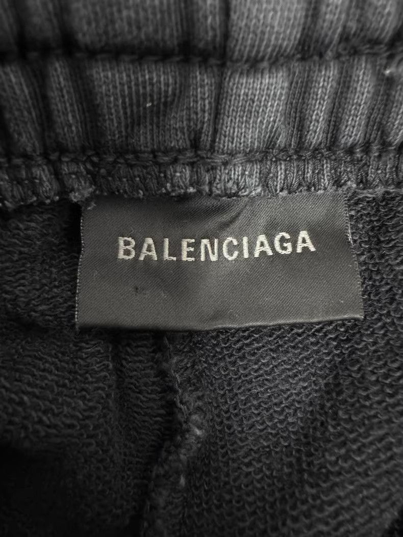 Balenciaga Balenciaga's new wash made old gray big logo pants Size US 28 / EU 44 - 5 Thumbnail