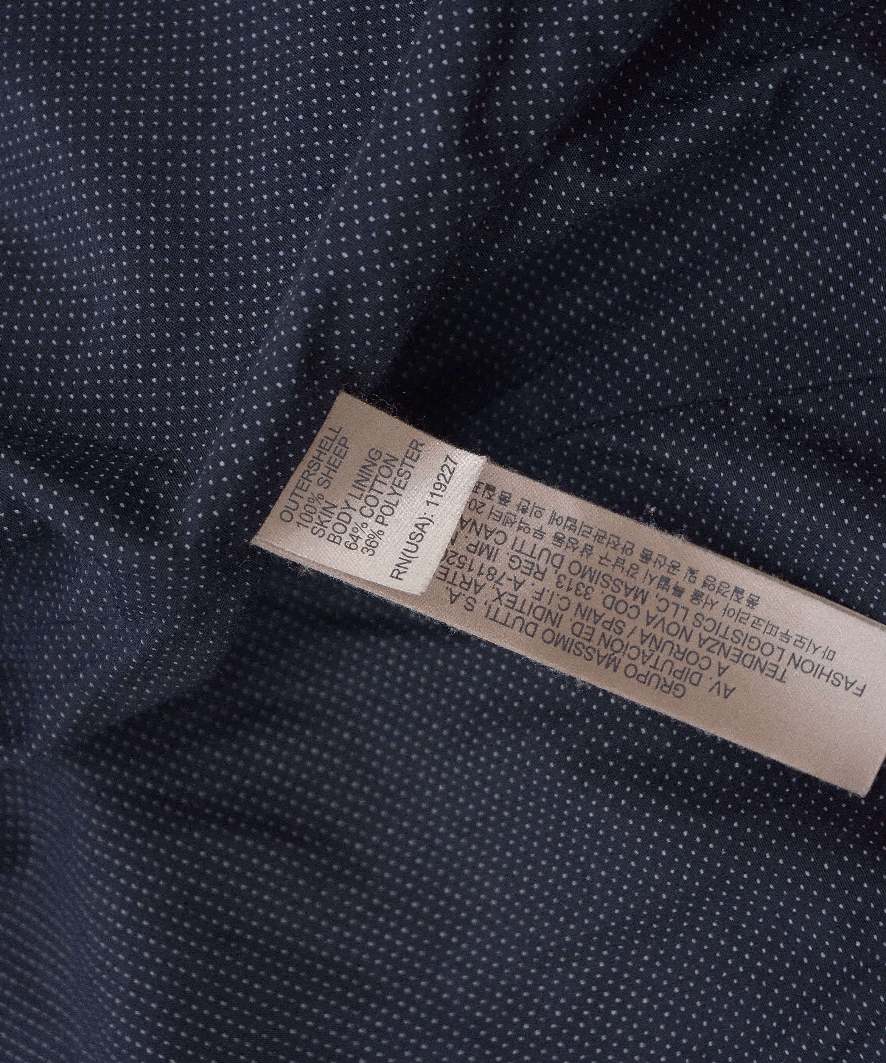 Massimo Dutti MASSIMO DUTTI 4715 Jacket Women's LARGE Lambskin Leather Size L / US 10 / IT 46 - 12 Thumbnail