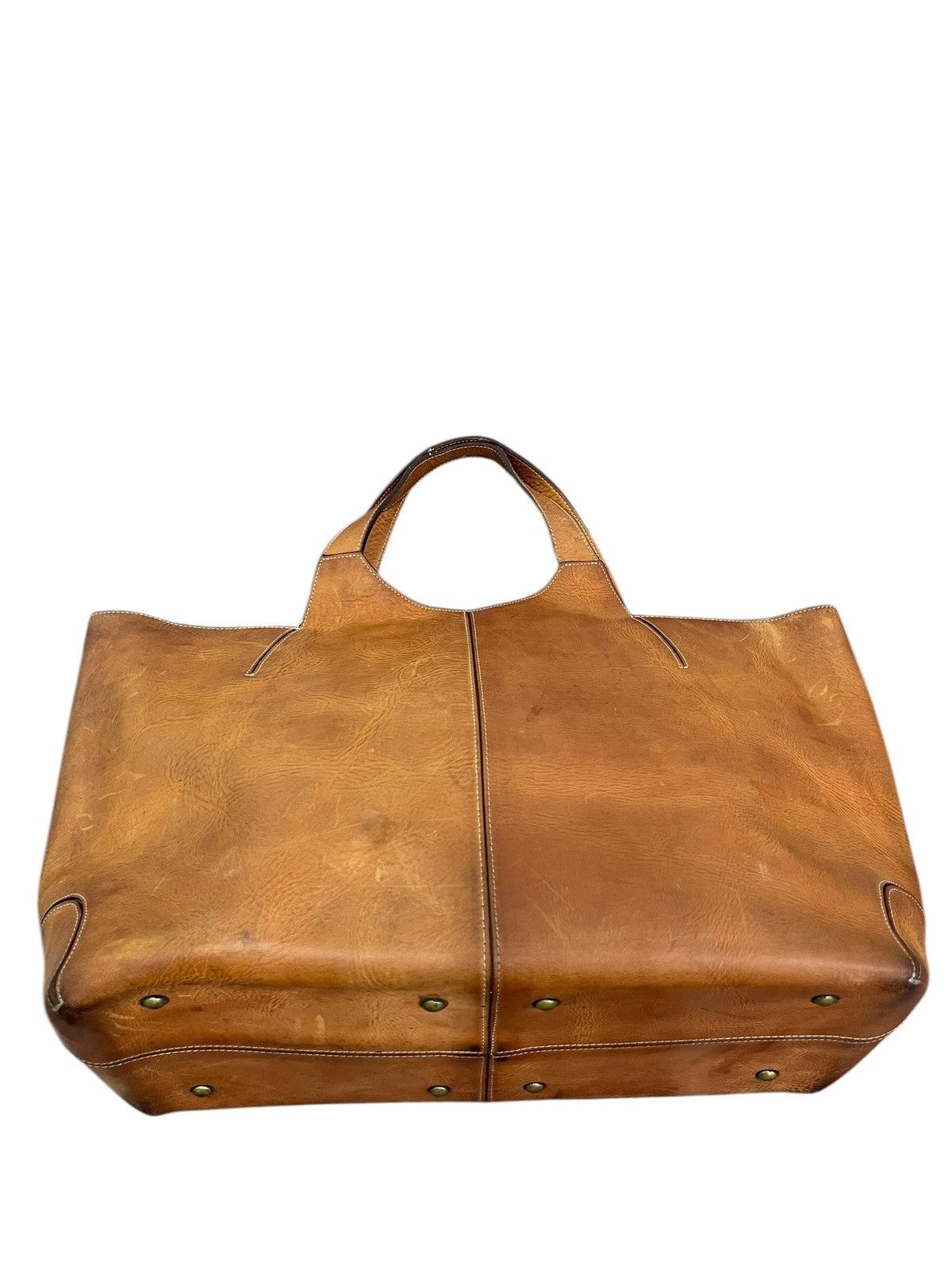 Genuine Leather Full Leather Patina Dakota Japan Tote Bag 1🟩8 Size ONE SIZE - 5 Thumbnail