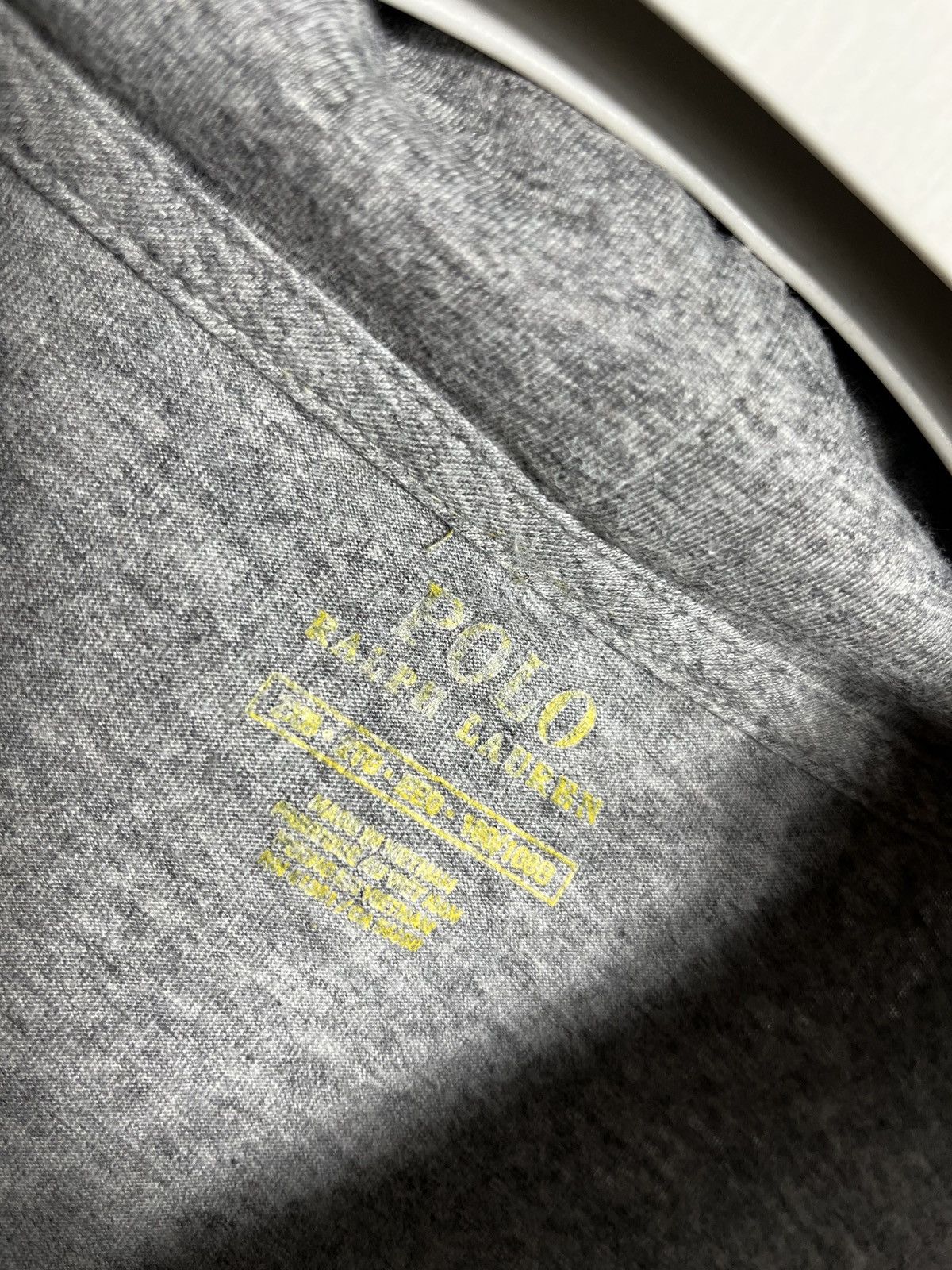 Polo Ralph Lauren × RRL Ralph Lauren Polo Ralph Lauren Hoodie Gray Big Spell Out Logo Lightweight Size US XXL / EU 58 / 5 - 6 Thumbnail