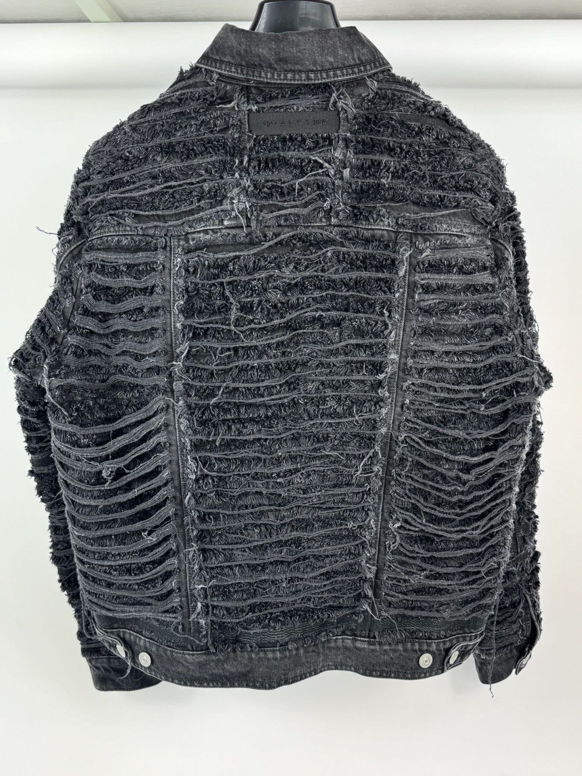 1017 ALYX 9SM × Blackmeans DISTRESSED DETAILED DENIM JACKET Size US L / EU 52-54 / 3 - 2 Thumbnail