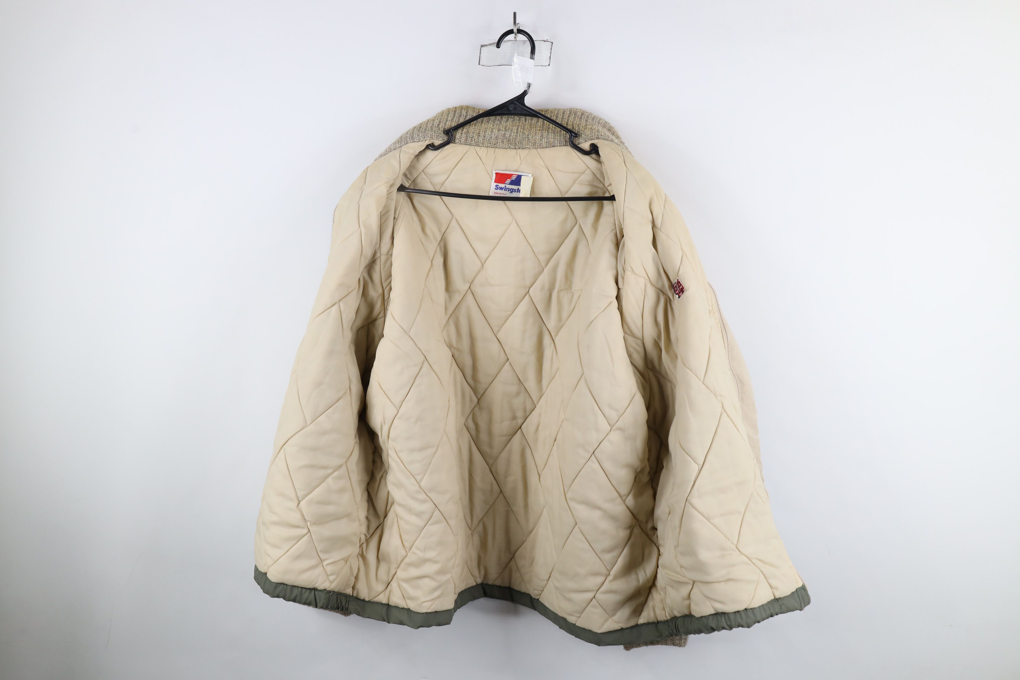 Vintage Vintage 70s 80s Swingster AP Exhaust Quilted Jacket USA Size US L / EU 52-54 / 3 - 12 Thumbnail