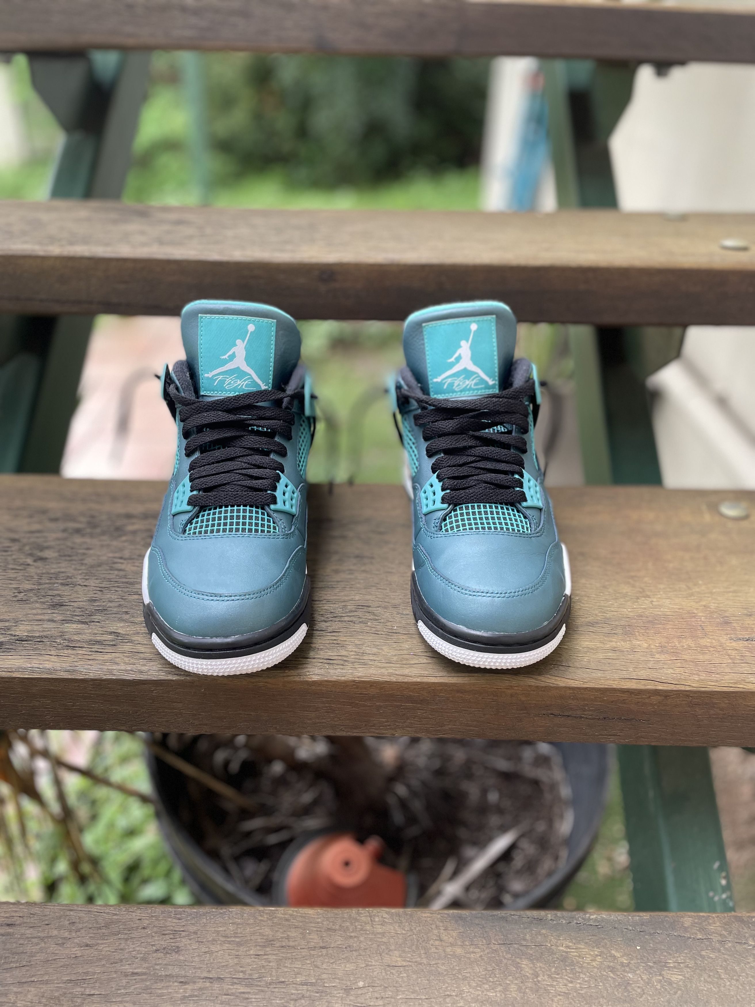 Nike Jordan 4 Retro Teal Size US 8.5 / EU 41-42 - 2 Thumbnail