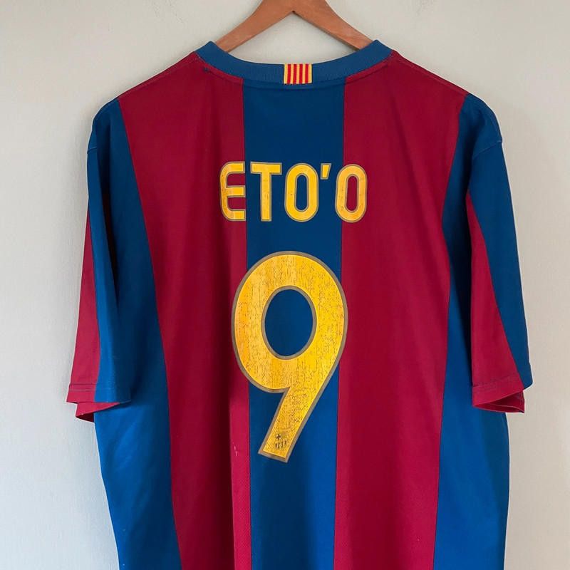 Nike Samuel eto vintage Barcelona football shirt Size US XL / EU 56 / 4 - 3 Thumbnail