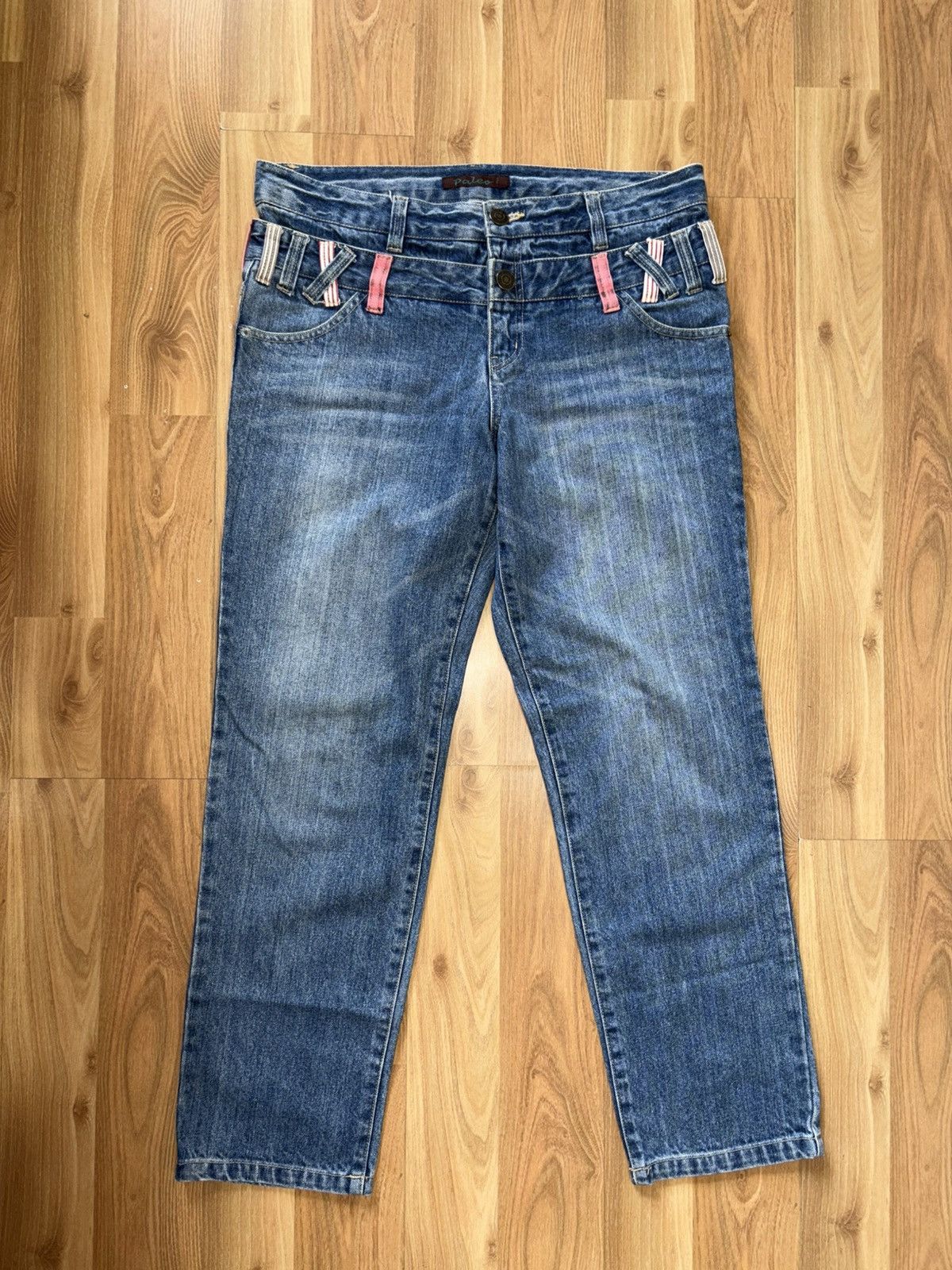 Japanese Brand Japanese brnd paleco 2 x double waisted denim jeans Size US 35 - 1 Thumbnail