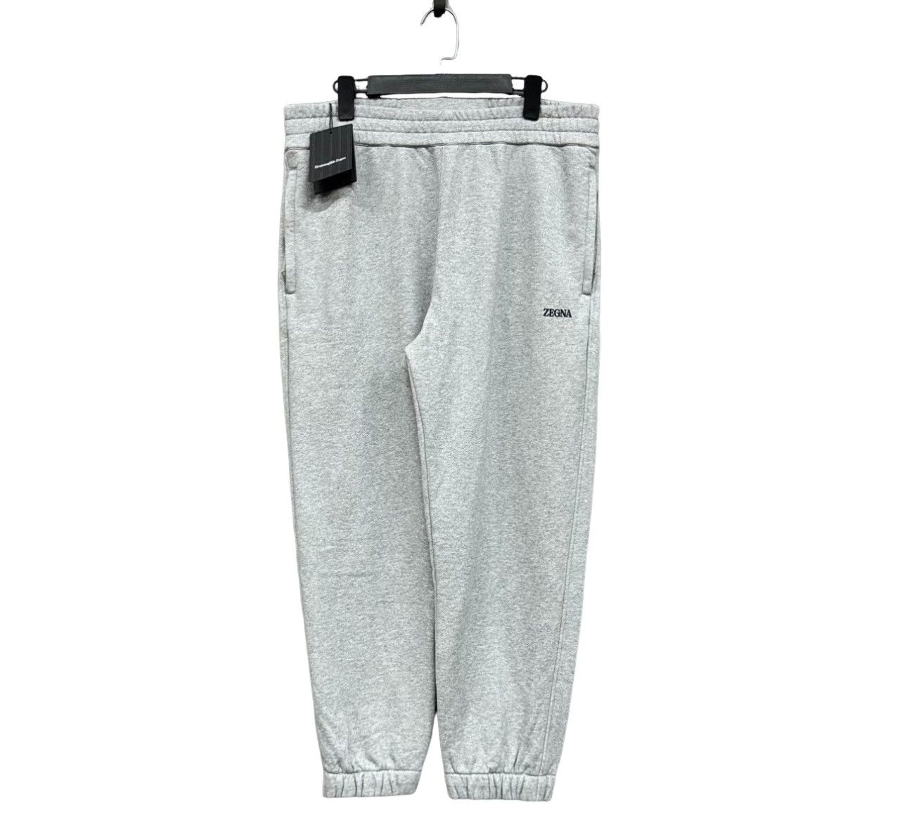 Z Zegna Zegna Logo Grey Joggers Size 50 Size US 34 / EU 50 - 1 Thumbnail
