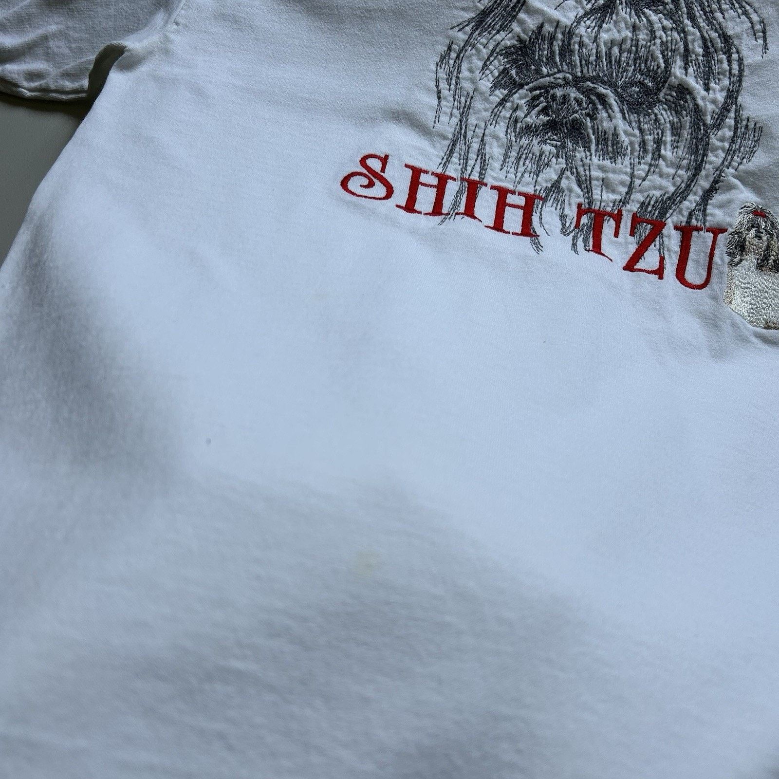 Vintage Vintage Shih Tzu Dog T Shirt Medium Y2K Animal Puppy Art Size US M / EU 48-50 / 2 - 8 Thumbnail