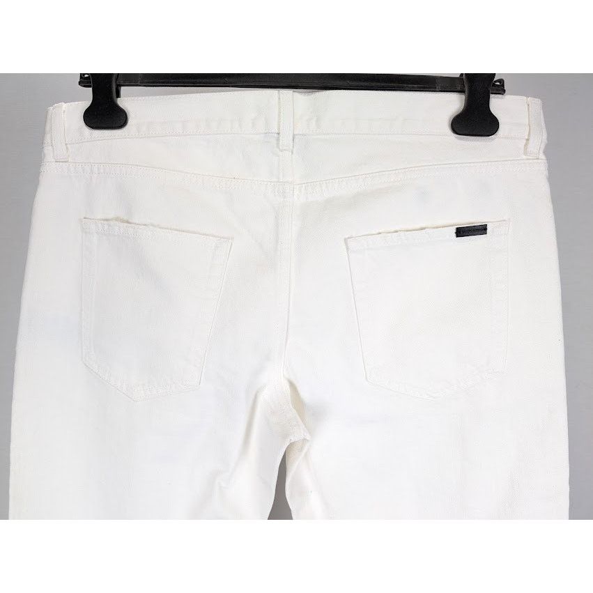Saint Laurent Paris o1rshd1 Jeans in White Size US 34 / EU 50 - 17 Thumbnail