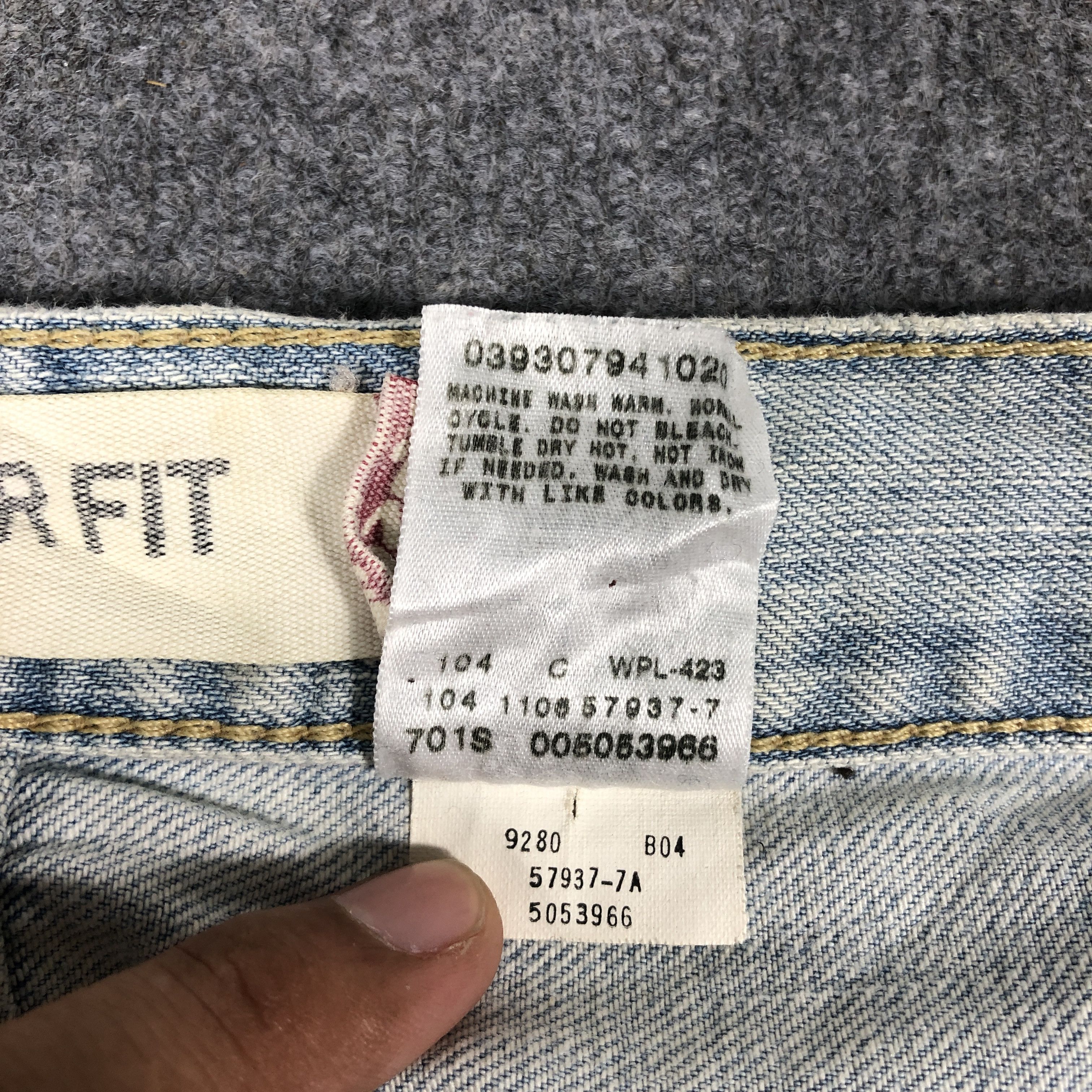 Levi's × Vintage Vintage Levis 505 Regular Fit Jeans L962 Size US 36 / EU 52 - 12 Thumbnail