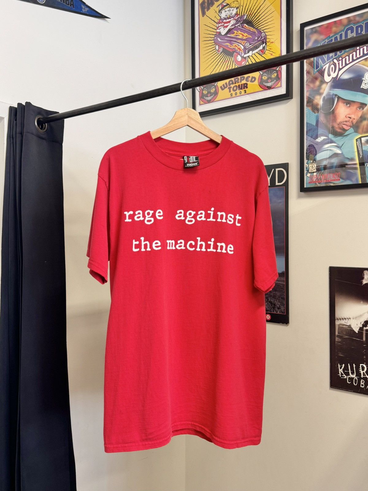 Band Tees Vintage 90s Rage Against The Machine Tee Size US L / EU 52-54 / 3 - 1 Thumbnail