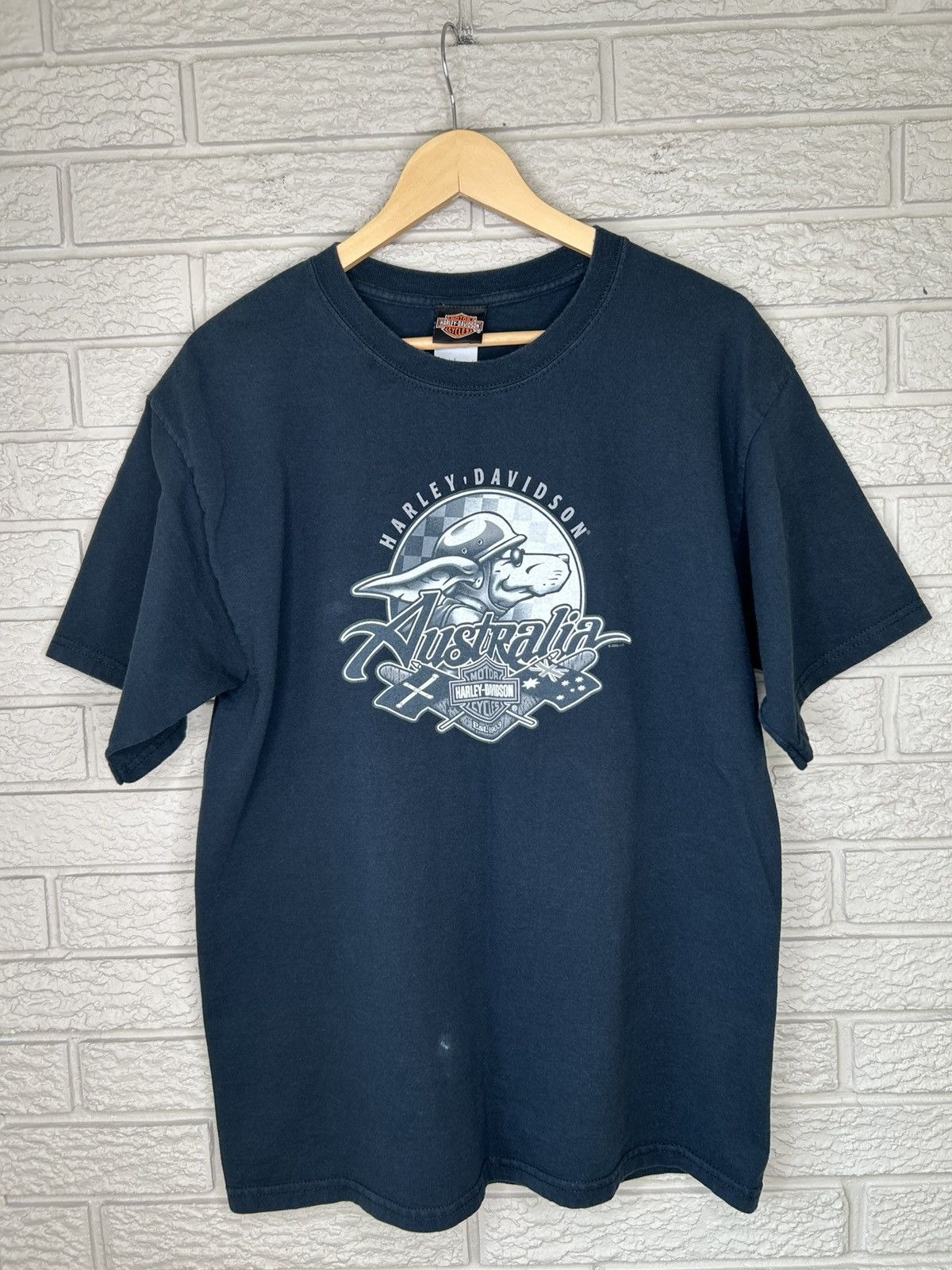 Harley Davidson Vintage Harley Davidson Flame Logo Fraser Australia T Shirt Size US L / EU 52-54 / 3 - 5 Thumbnail