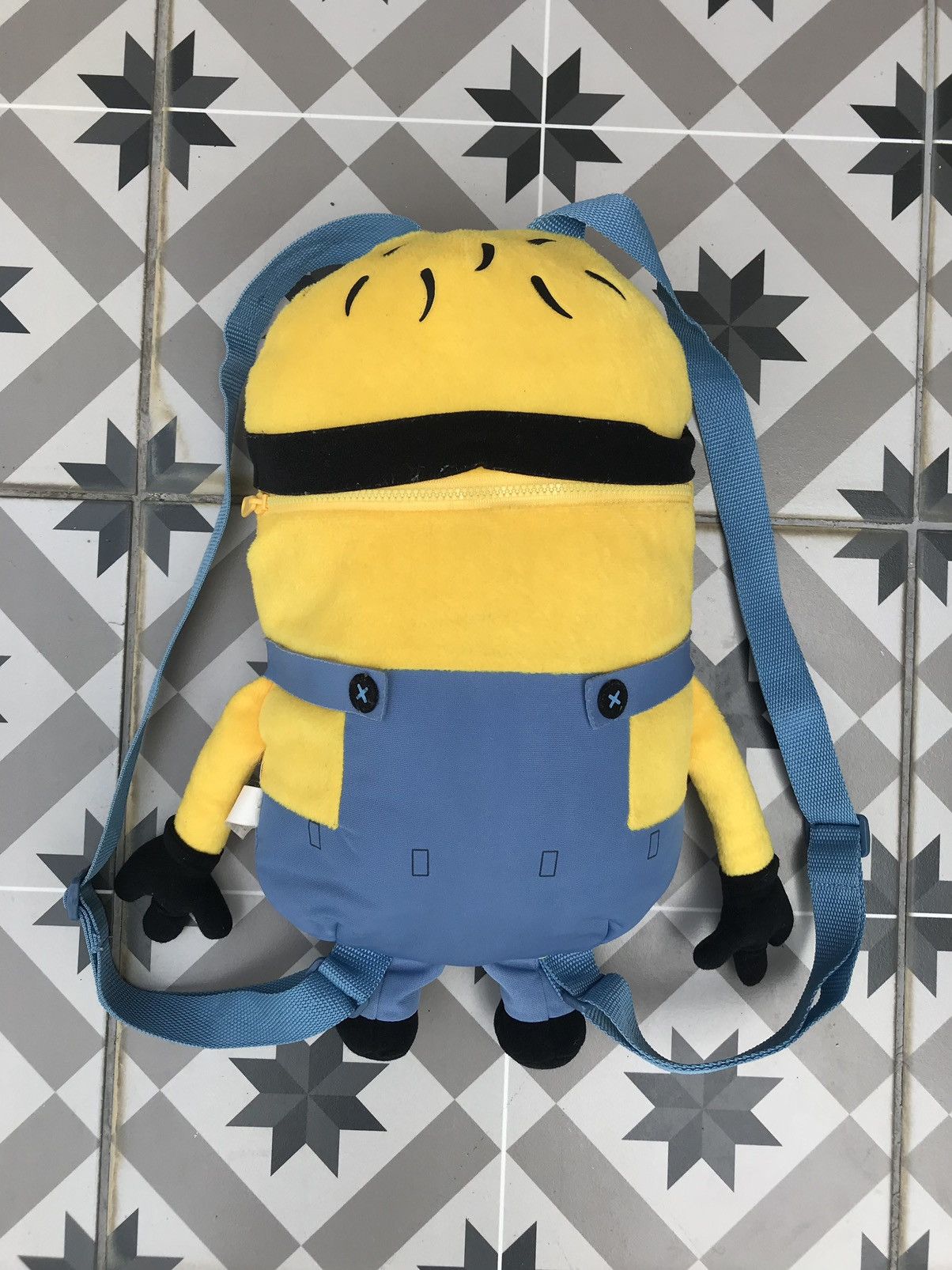 Japanese Brand DESPICABLE ME 3 MINIONS ESCAPE PREMIUM PLUSH BACKPACK Size ONE SIZE - 7 Thumbnail