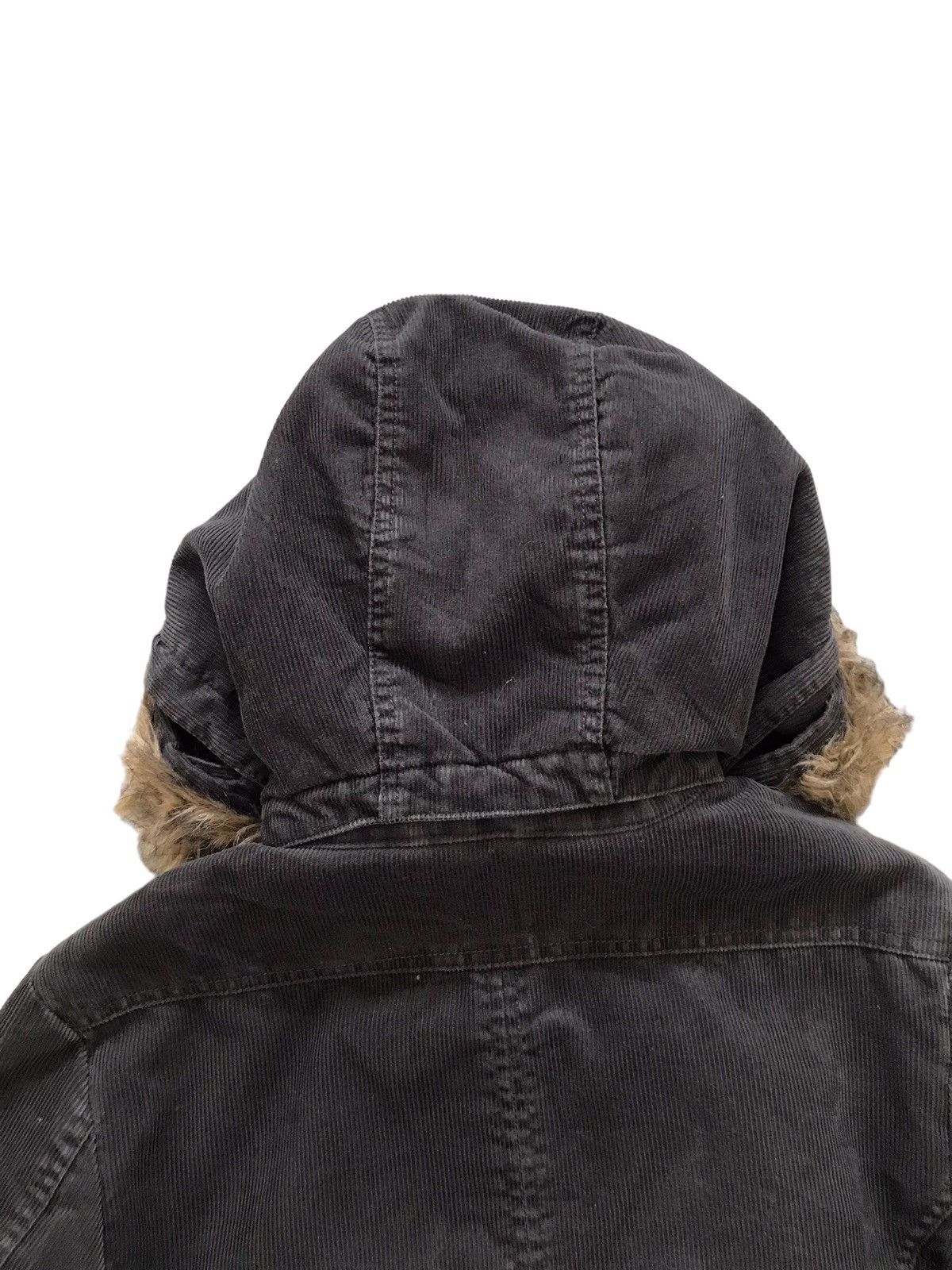 Diesel Diesel M65 Corduroy Shadow Faux Fur Hooded Jacket Size US S / EU 44-46 / 1 - 10 Thumbnail