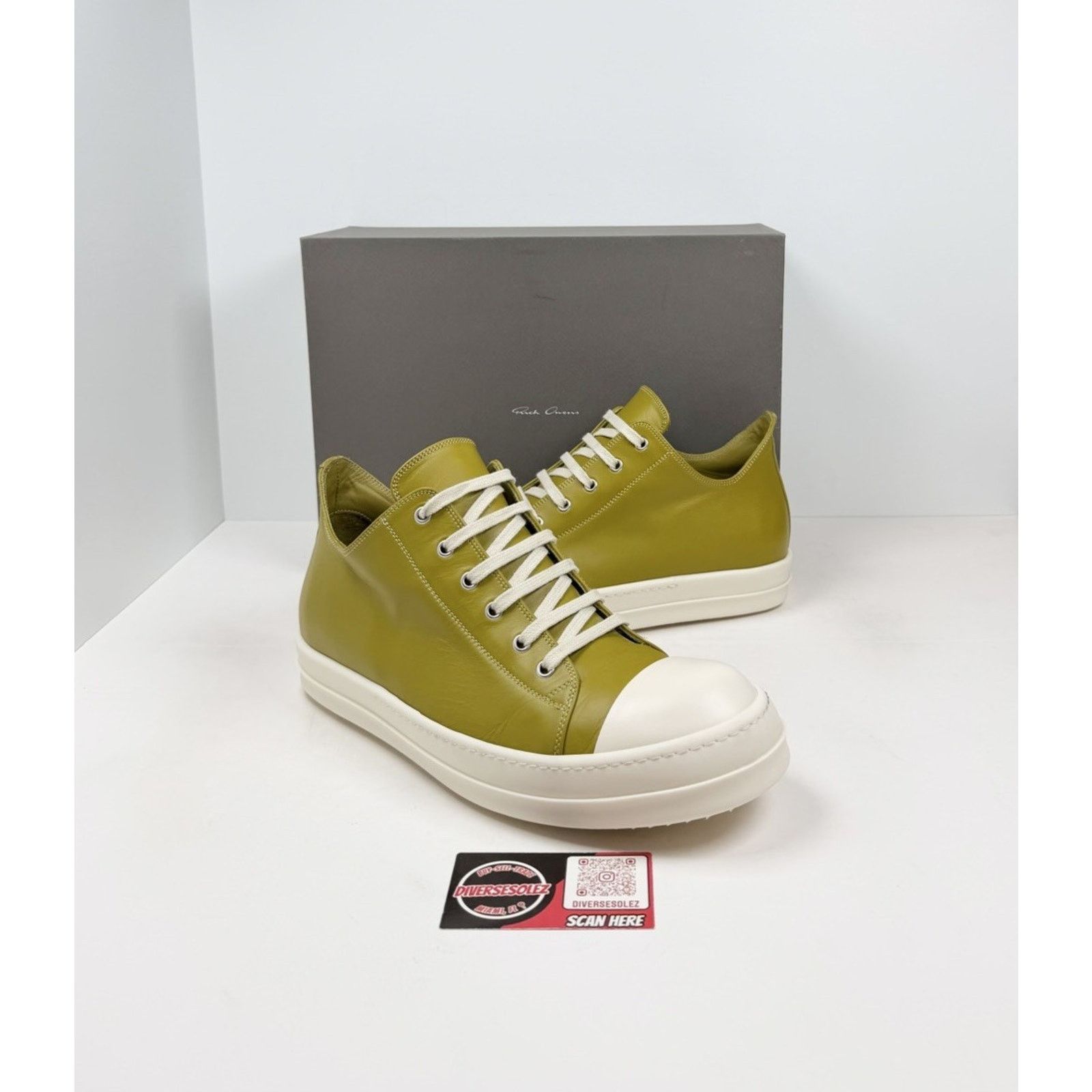 Rick Owens Size 45EU/12US - Rick Owen’s Leather Mainline Ramones Acid Size US 12 / EU 45 - 1 Thumbnail