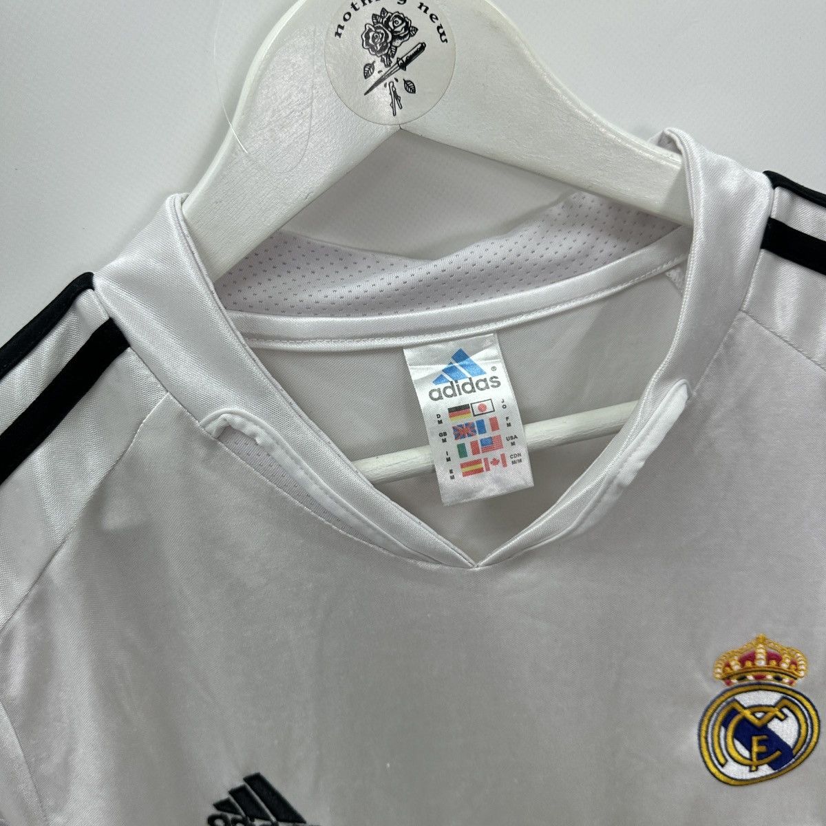 Vintage Vintage 00s Real Madrid Soccer Jersey Zidane Adidas y2k hype Size US M / EU 48-50 / 2 - 8 Thumbnail